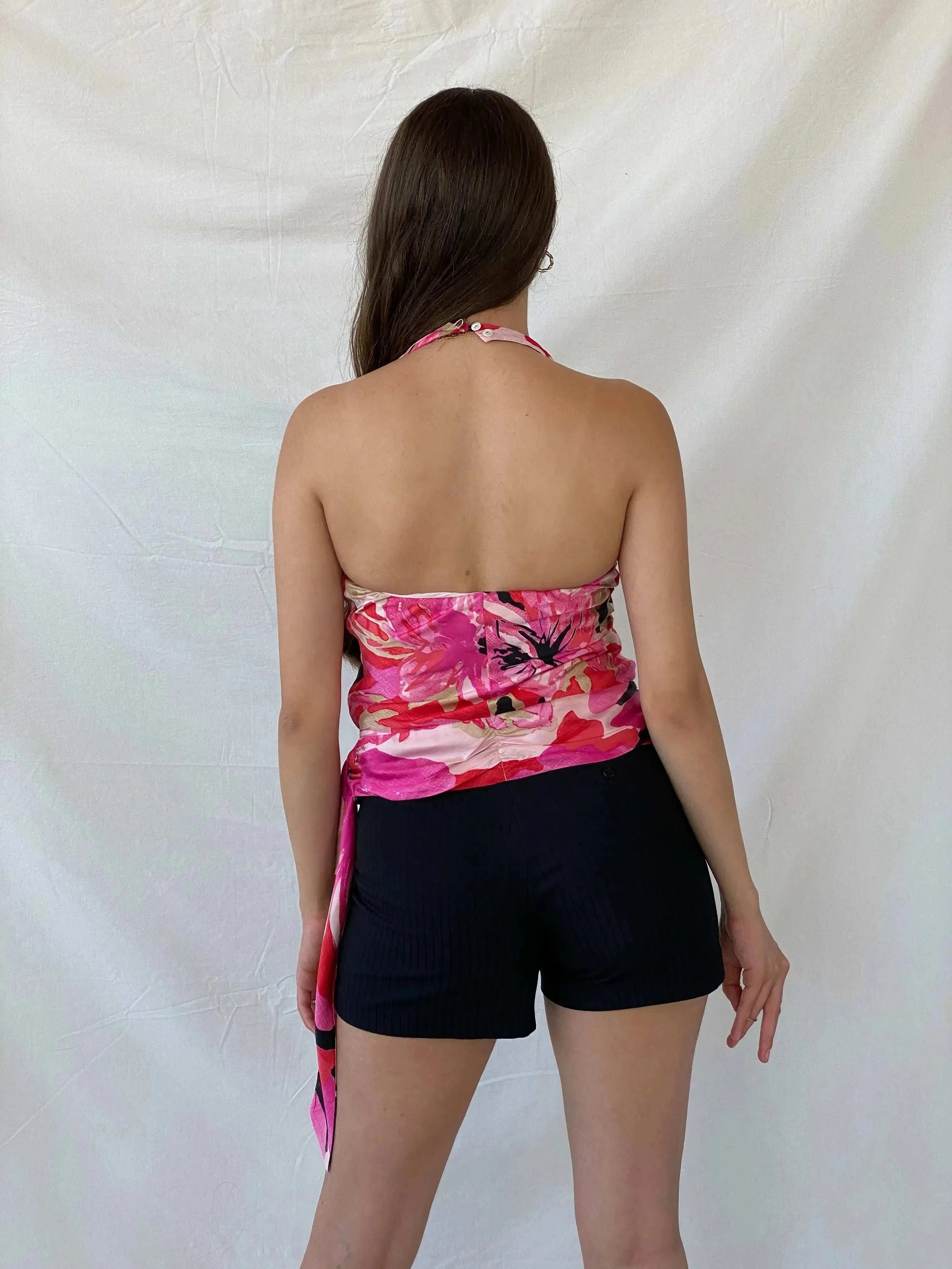 00s Banana Republic Silk Halter Neck Top - XS - Balagan Vintage Halter Top 00s, Deals, halter top, Mira, silk, women top