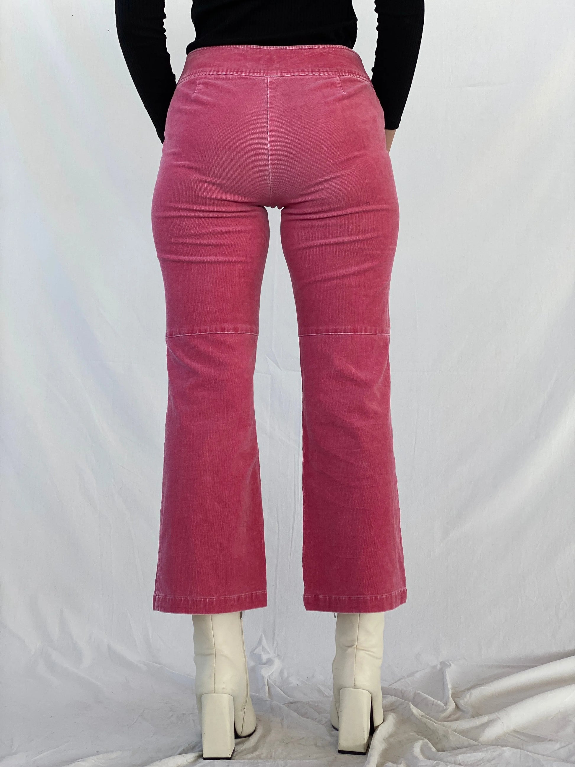 00s I-N-C International Concepts Pink Corduroy Mid-Rise Pants - 38EUR - Balagan Vintage Corduroy Pants 00s, Ayah, corduroy pants, Deals, winter