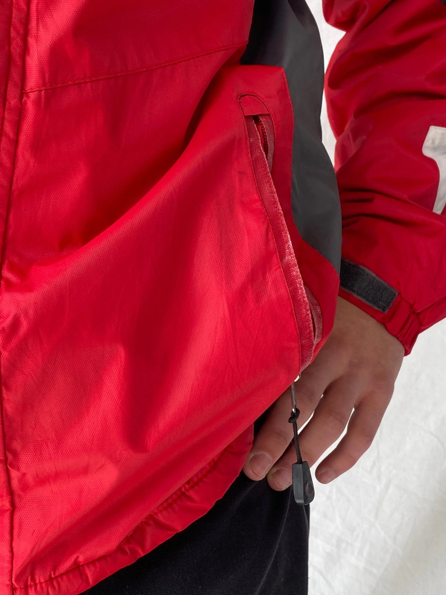 00s The North Face Summit Series Red & Grey Men’s Jacket - XL - Balagan Vintage Jacket 90s, consignment, Dana, Hamza, leather blazer, Tasnimk, windbreaker, winter