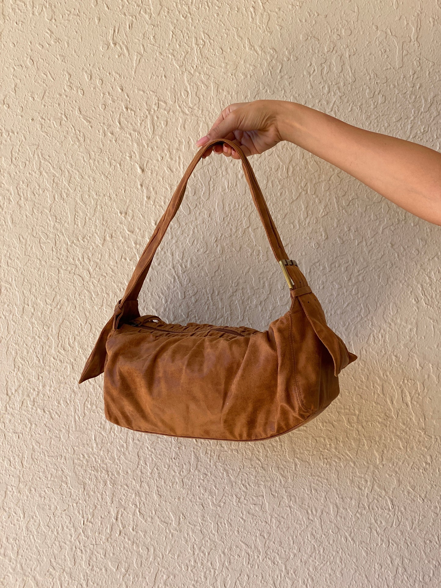 00s Y2K Esprit Camel Shoulder Bag - Balagan Vintage Shoulder Bag 00s, 90s, bag, NEW IN, shoulder bag, Y2K