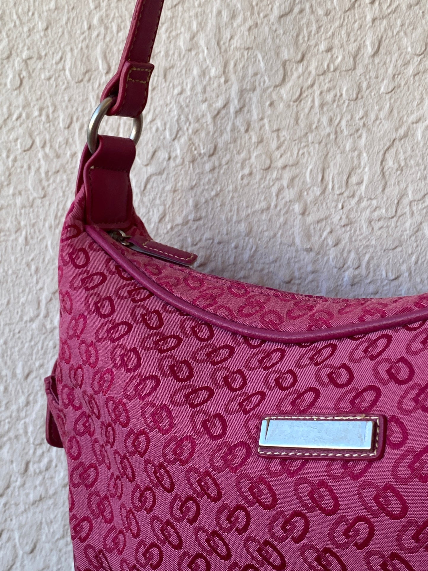 00s Y2K Pink Shoulder Bag With Pockets On The Side - Balagan Vintage Shoulder Bag 00s, 90s, bag, NEW IN, shoulder bag, Y2K