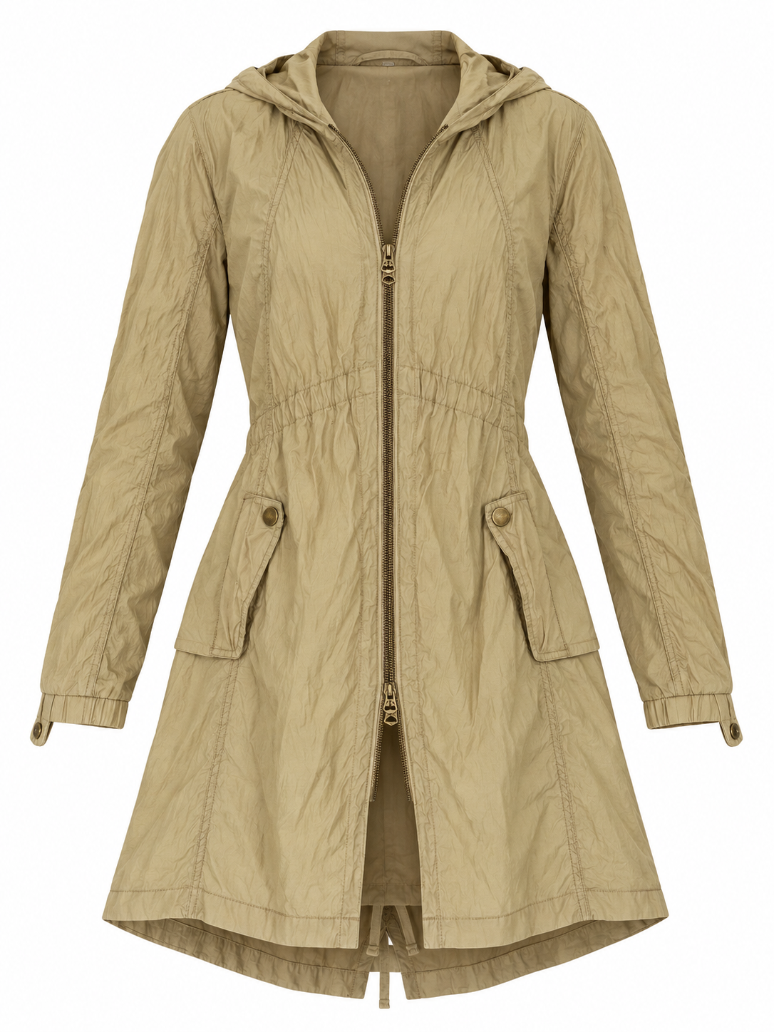 AX Armani Exchange Lightweight Hooded Beige Jacket - S