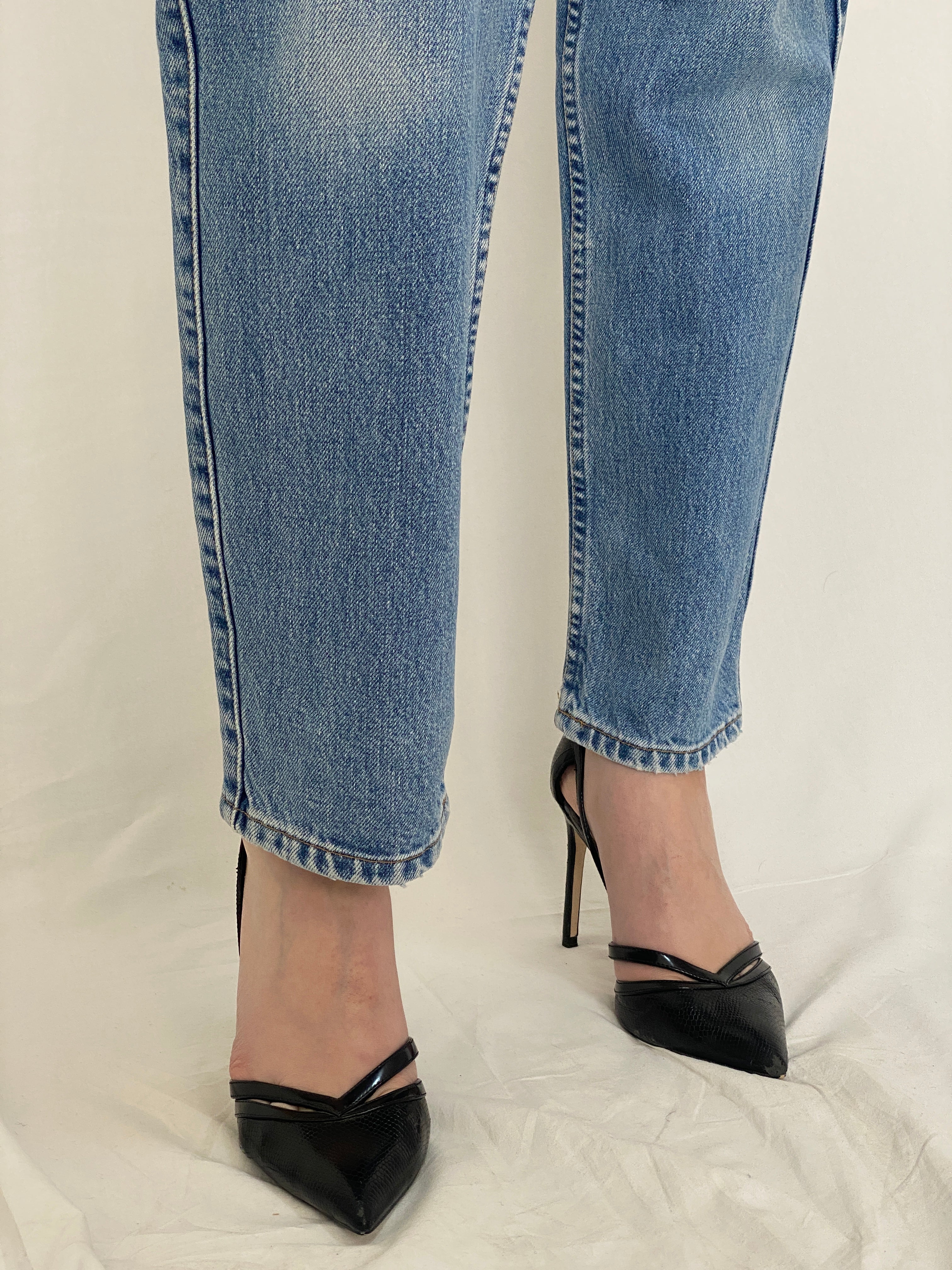 Vintage Mustang Straight Leg Jeans Classic Mid Rise Denim - 38EUR
