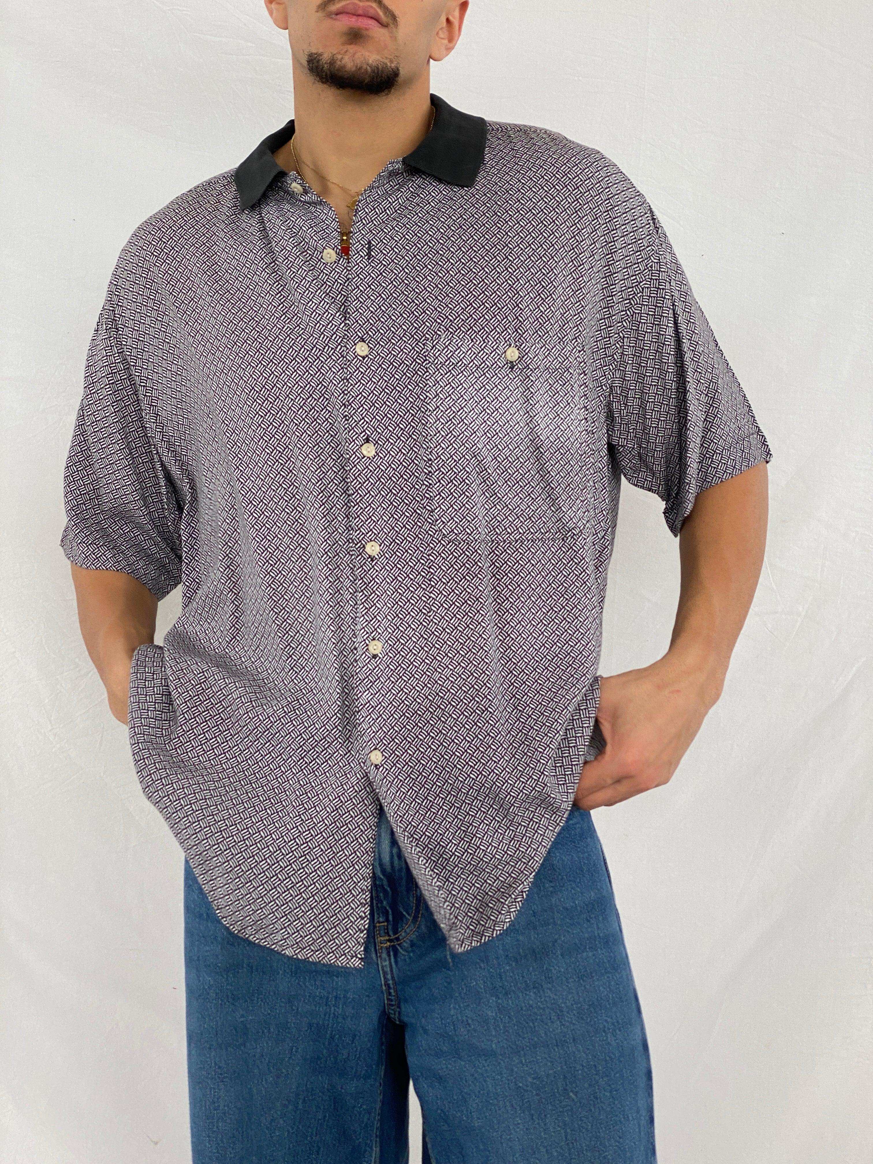 Vintage White Oak Half-Sleeve Shirt - Balagan Vintage Half Sleeve Shirt 00s, 90s, Abdullah, half sleeve shirt, NEW IN