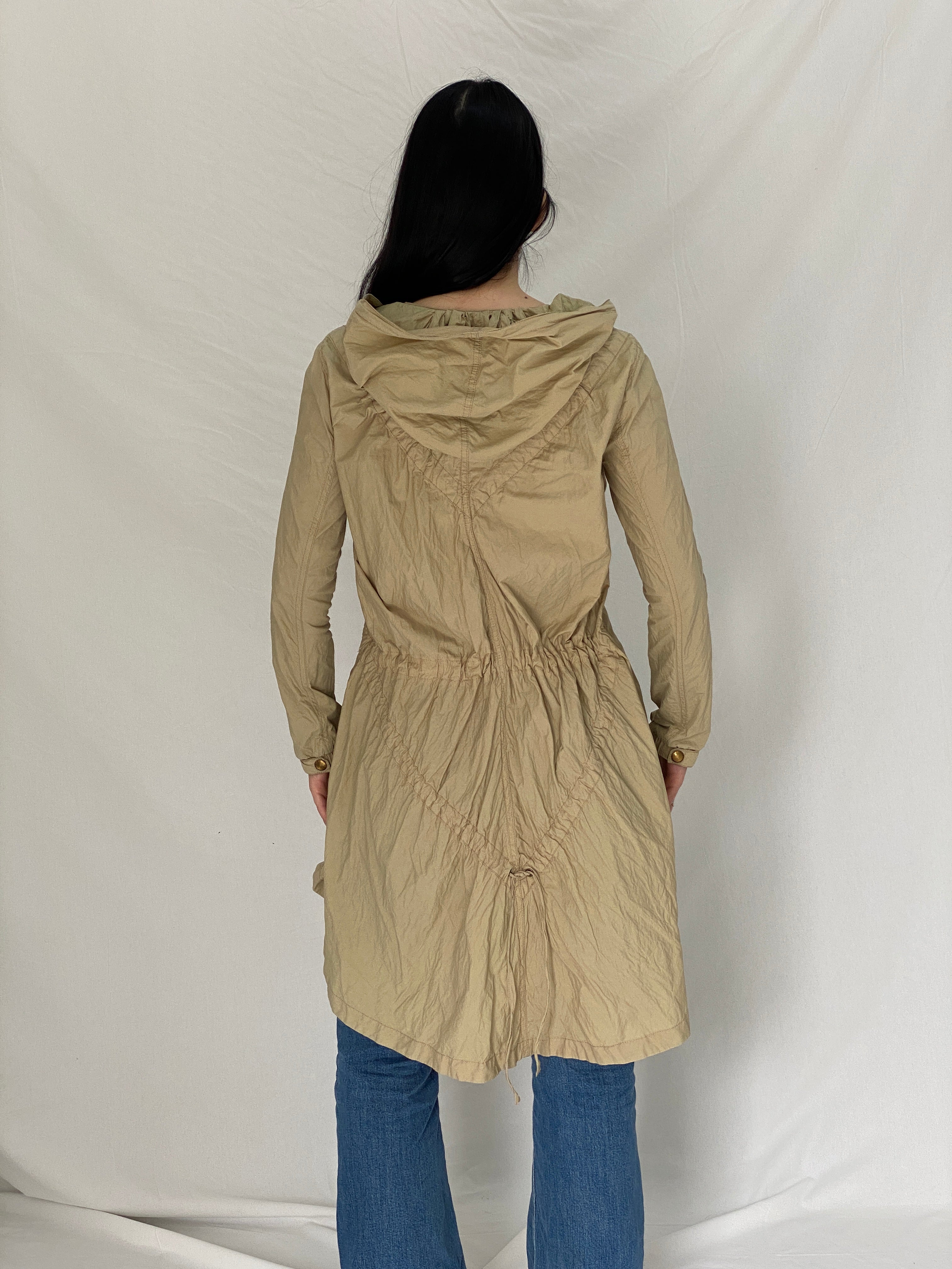 AX Armani Exchange Lightweight Hooded Beige Jacket - S