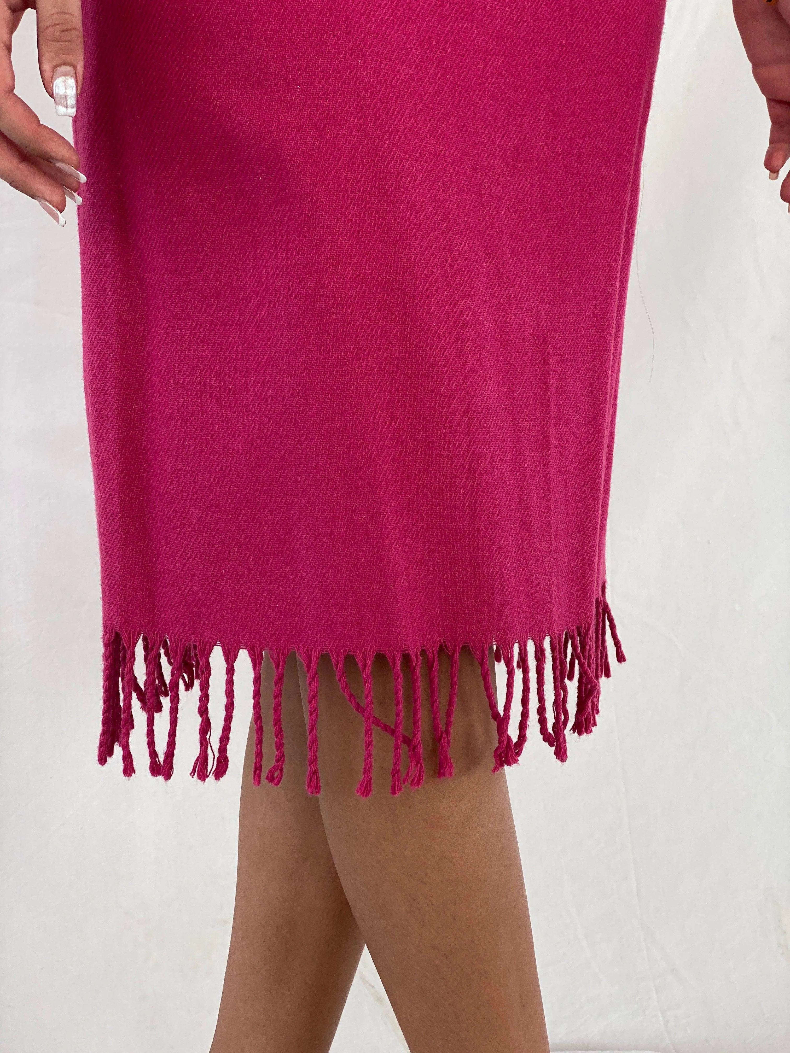 90s/00s Esprit Fringed Midi Skirt - Balagan Vintage Midi Skirt 00s, 90s, midi skirt, Rama