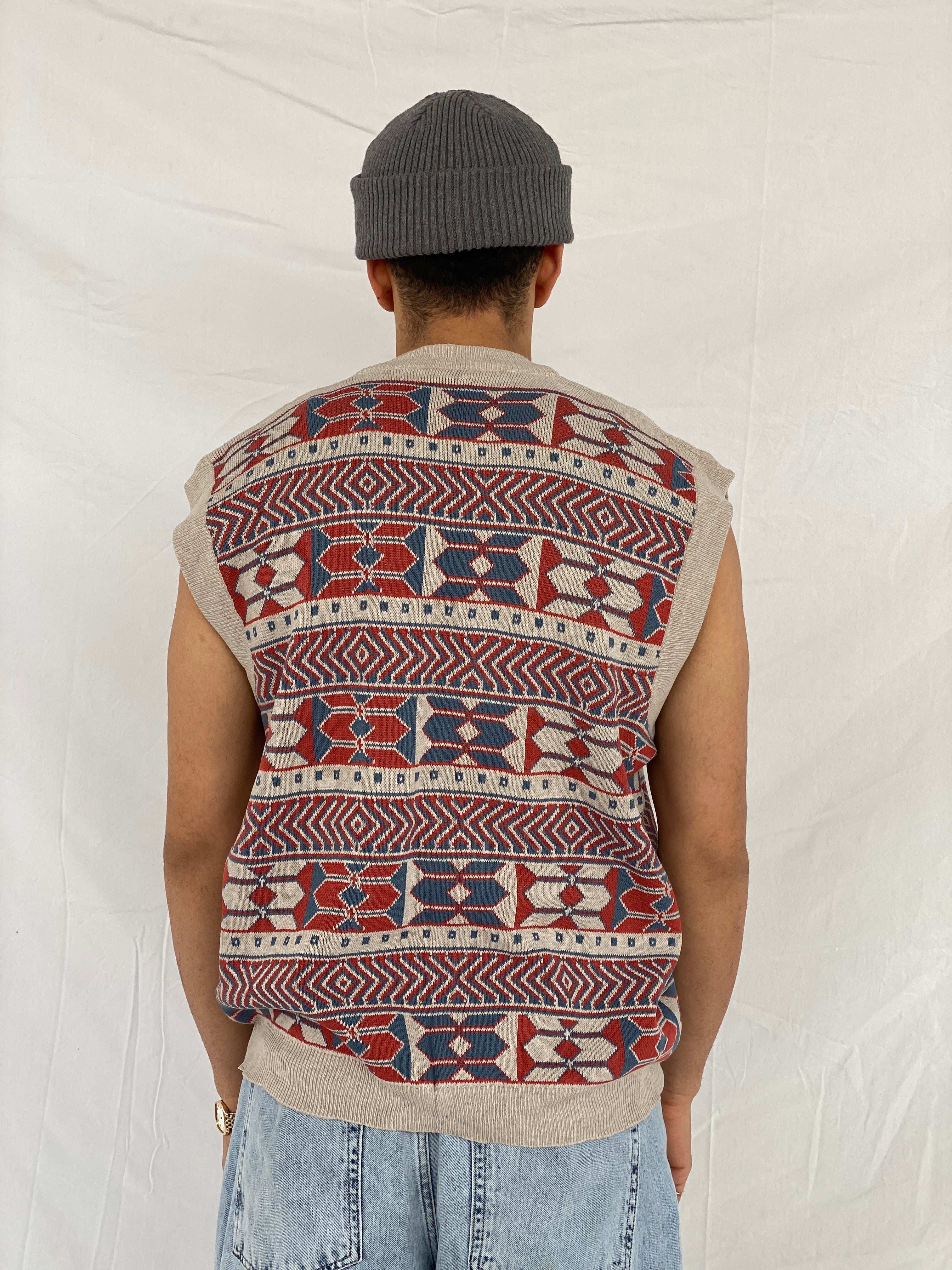 Vintage Yagmur Triko Vest - Size Large - Balagan Vintage Vest 90s, Abdullah, vest