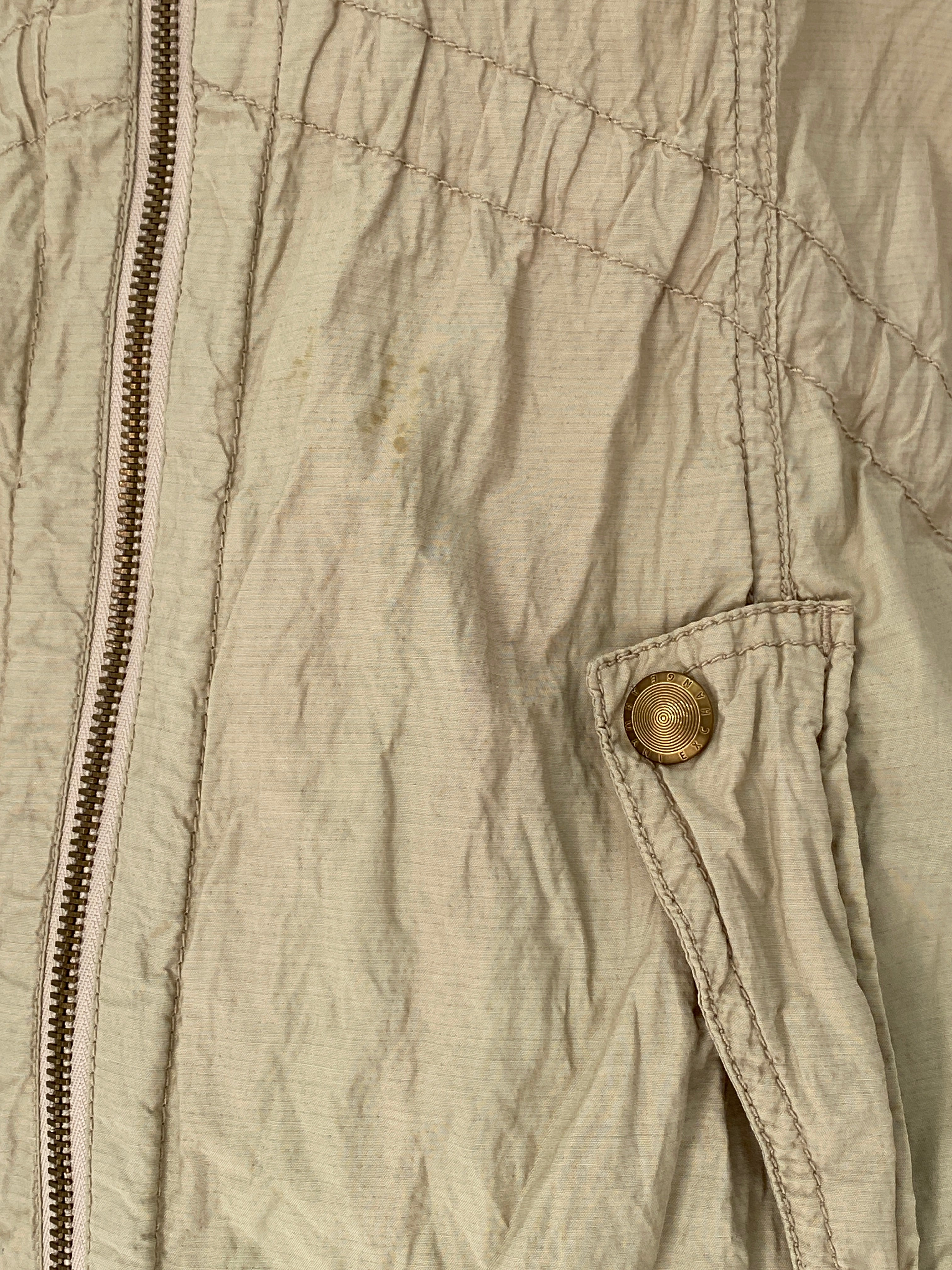 AX Armani Exchange Lightweight Hooded Beige Jacket - S