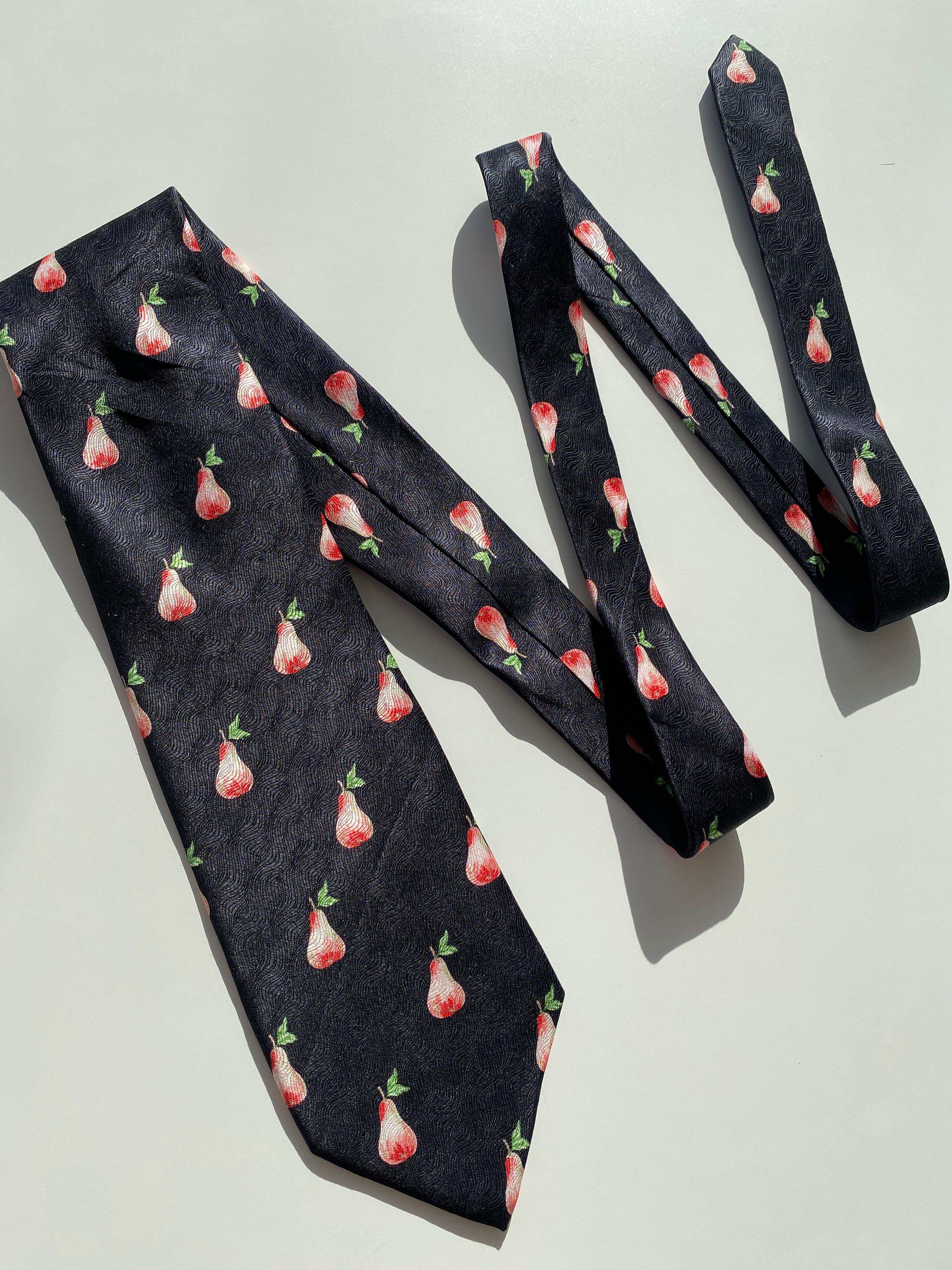 Vintage Ilnodo Printed Silk Tie - Balagan Vintage Ties 80s, 90s, graphic ties, NEW IN, printed ties, tie, ties, vintage ties