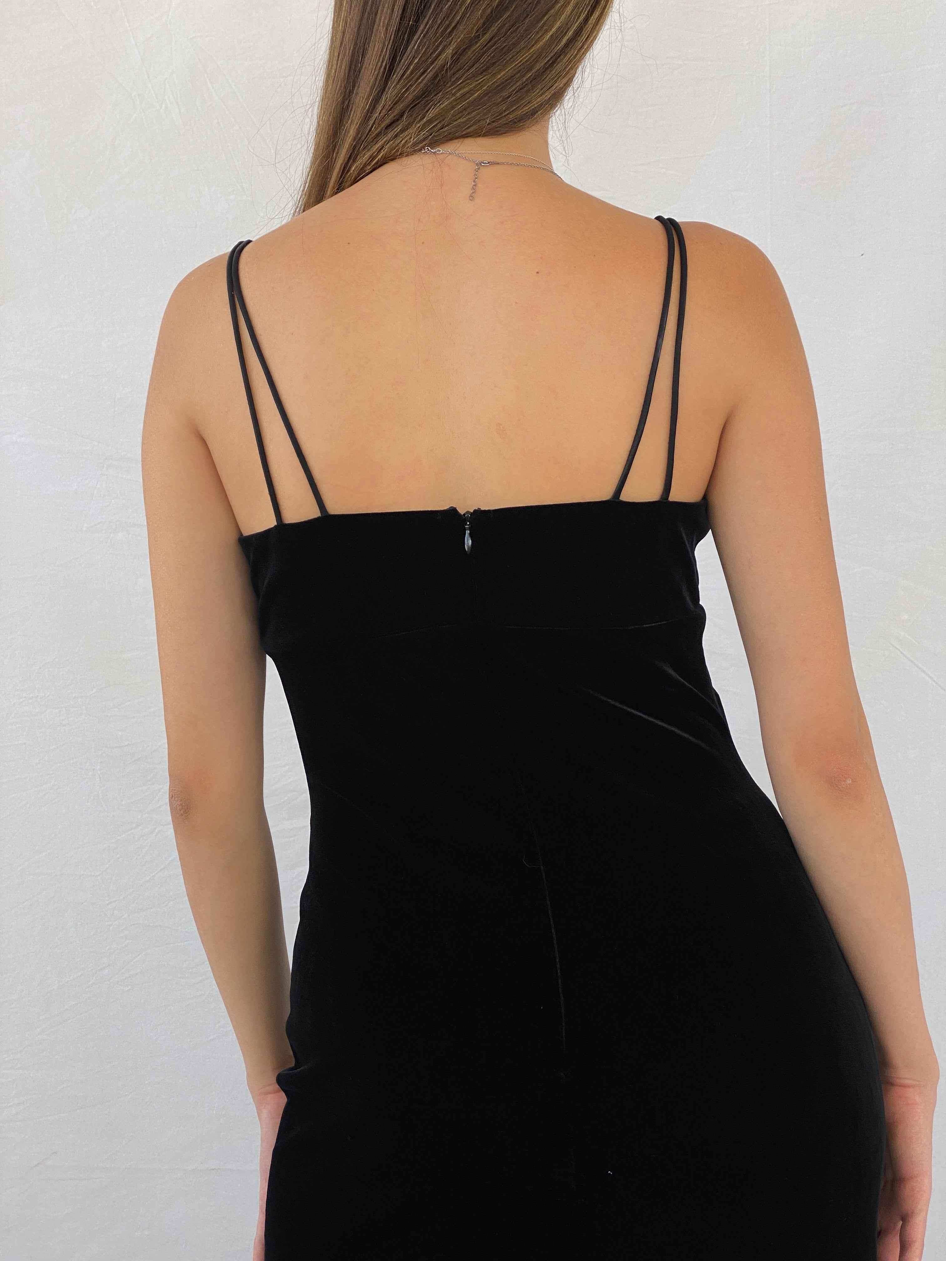 Vintage Morgan and Co. Maxi Velvet Dress - Balagan Vintage Velvet Dress 00s, 90s, dress, maxi dress, Mira, NEW IN