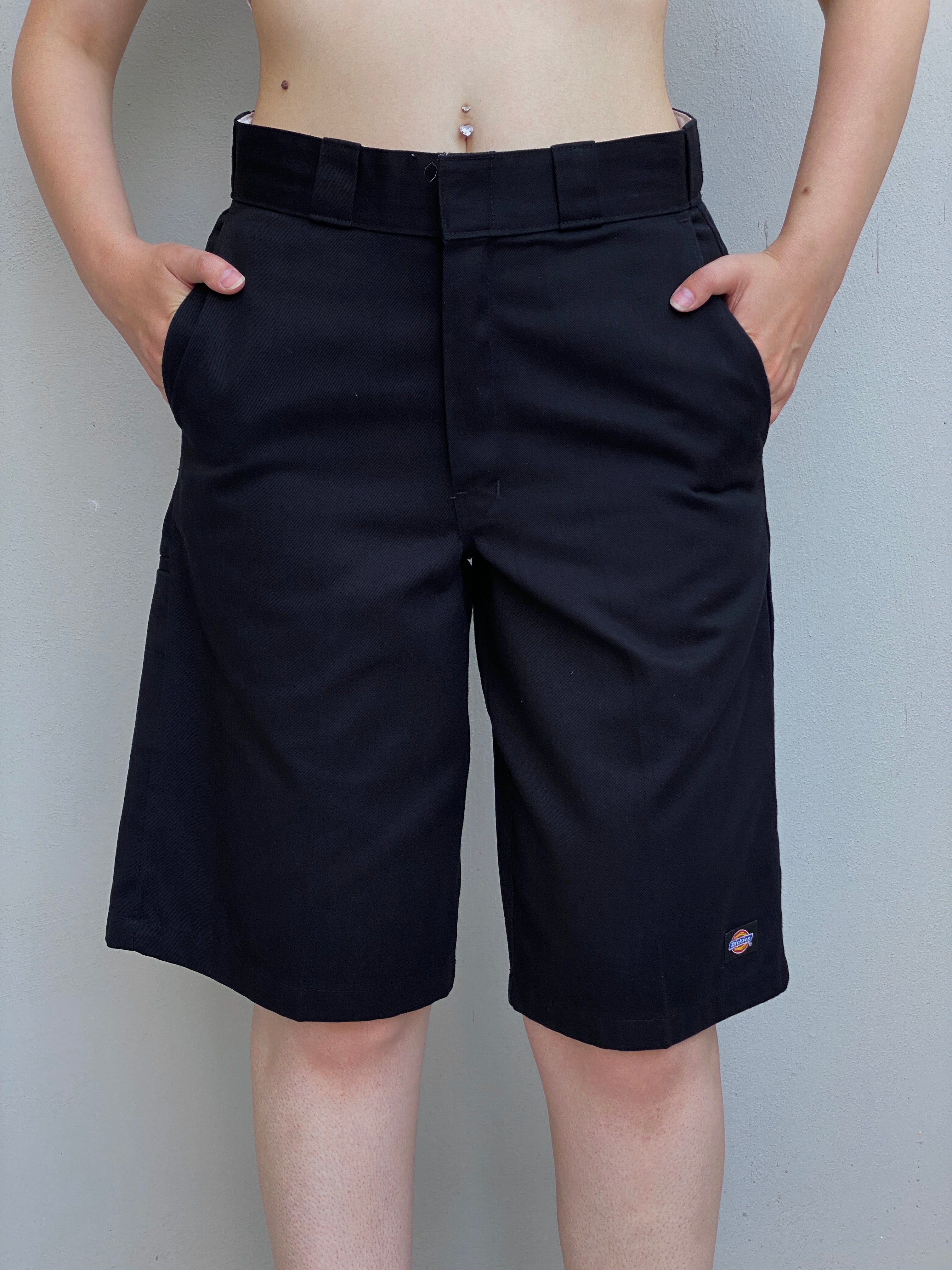 Vintage Dickies Black Workwear Relaxed Fit Utility Shorts – M