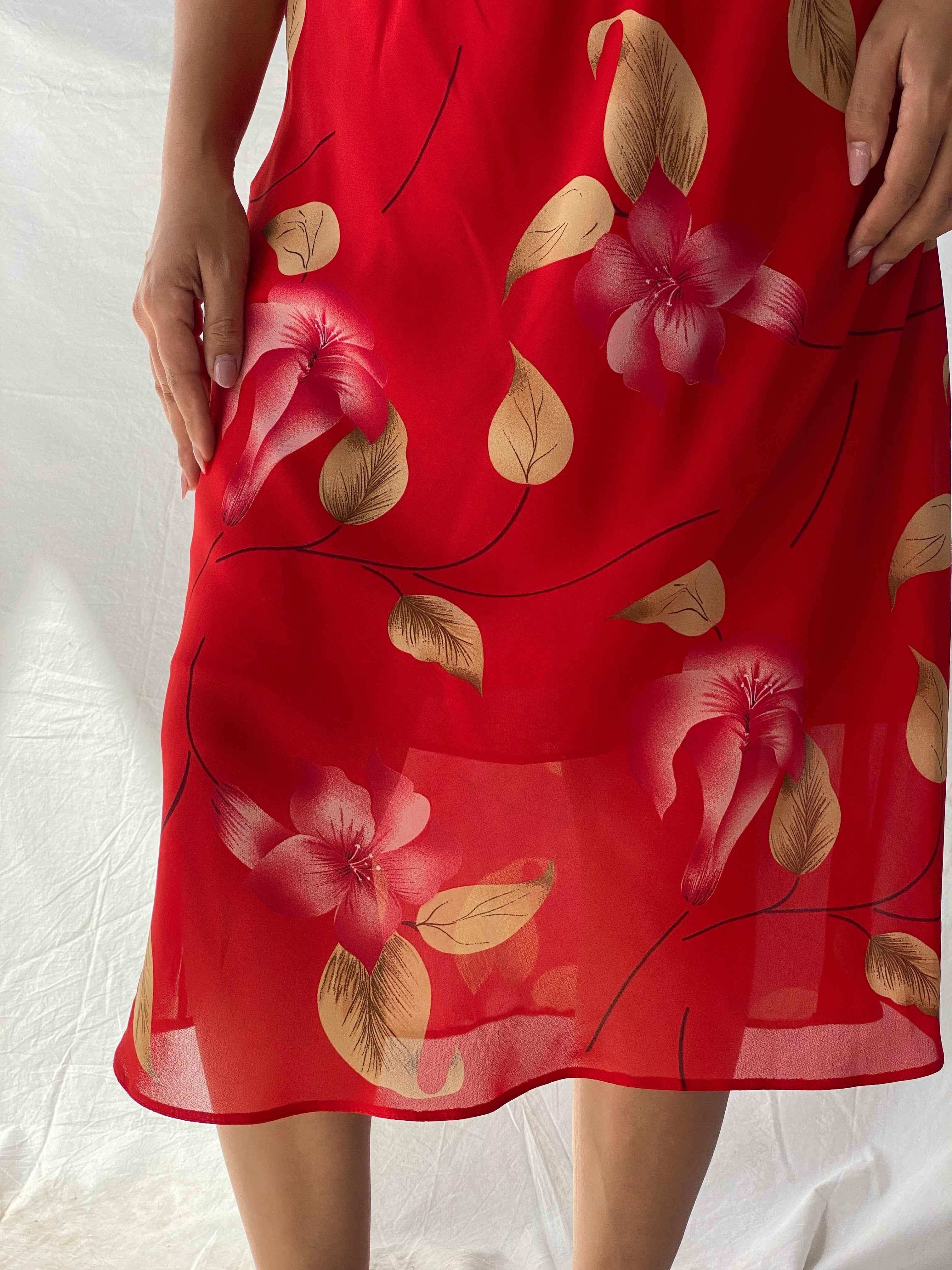 Vintage Floral Midi Skirt - Balagan Vintage Midi Skirt 00s, 90s, Alaa, floral skirt, midi skirt