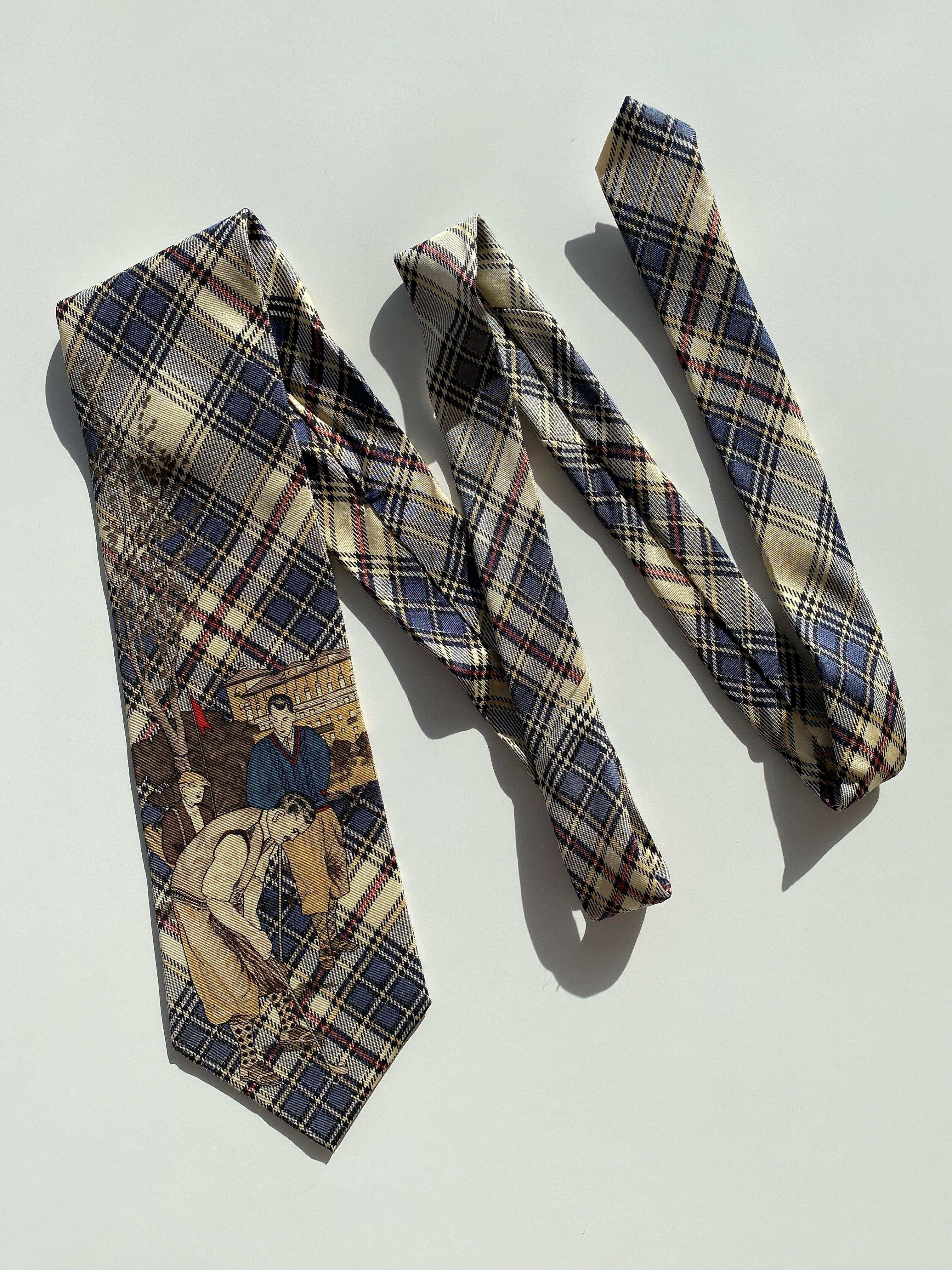 Vintage 417 by Van Heusen Graphic Tie - Balagan Vintage Ties 80s, 90s, graphic ties, NEW IN, printed tie, printed ties, vintage tie