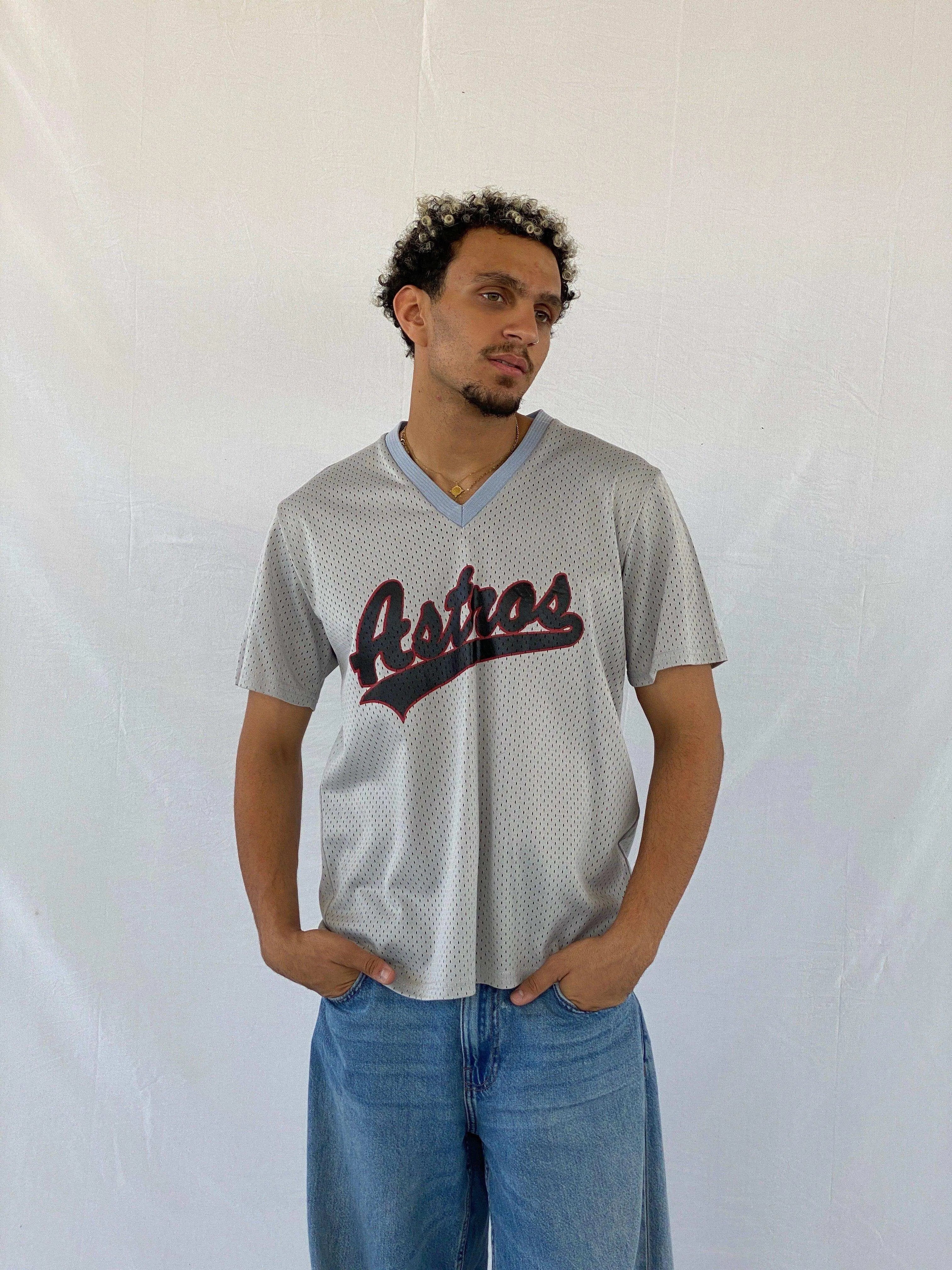 Astros 27 Mesh Jersey - Balagan Vintage Half Sleeve Top Abdullah