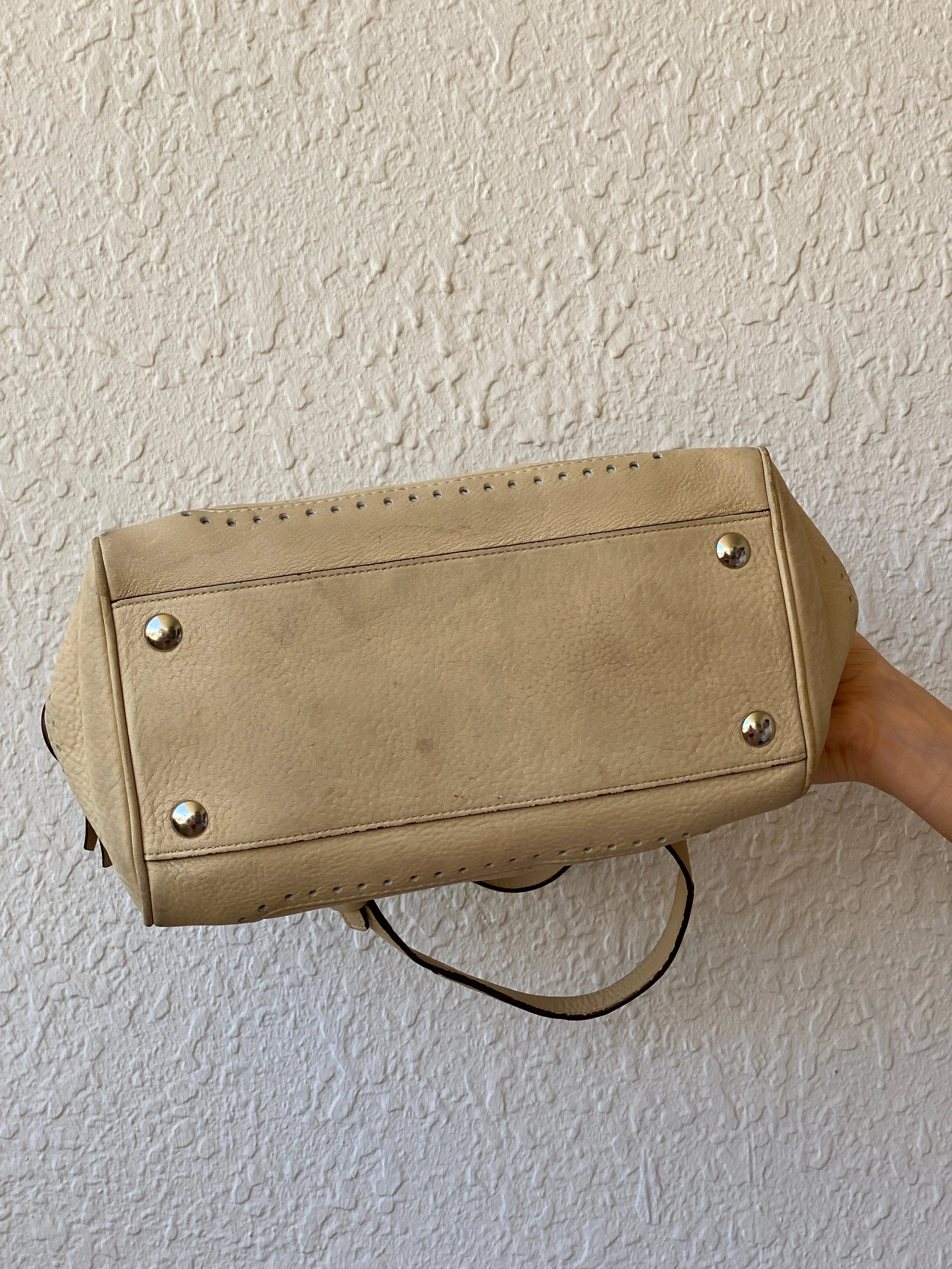 Authentic Coach Hampton Satchel Cream Leather Shoulder Bag - Balagan Vintage Shoulder Bag 00s, 90s, bag, NEW IN, shoulder bag, summer, Y2K