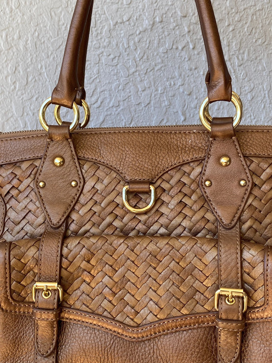 Beautiful Cole Haan Village Weave H06 Purse Woven Leather Bronze Handbag - Balagan Vintage Shoulder Bag bag, brown leather, genuine leather, handbag, NEW IN, shoulder bag, Y2K
