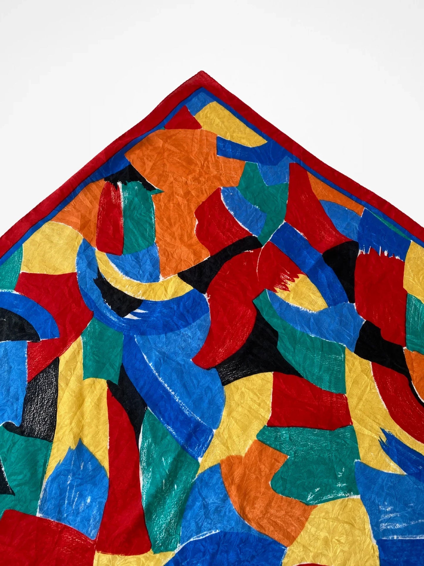 Beautiful Vibrant Abstract Design Square Shaped Scarf - Balagan Vintage Scarf 00s, multicolored, NEW IN, scarf, summer