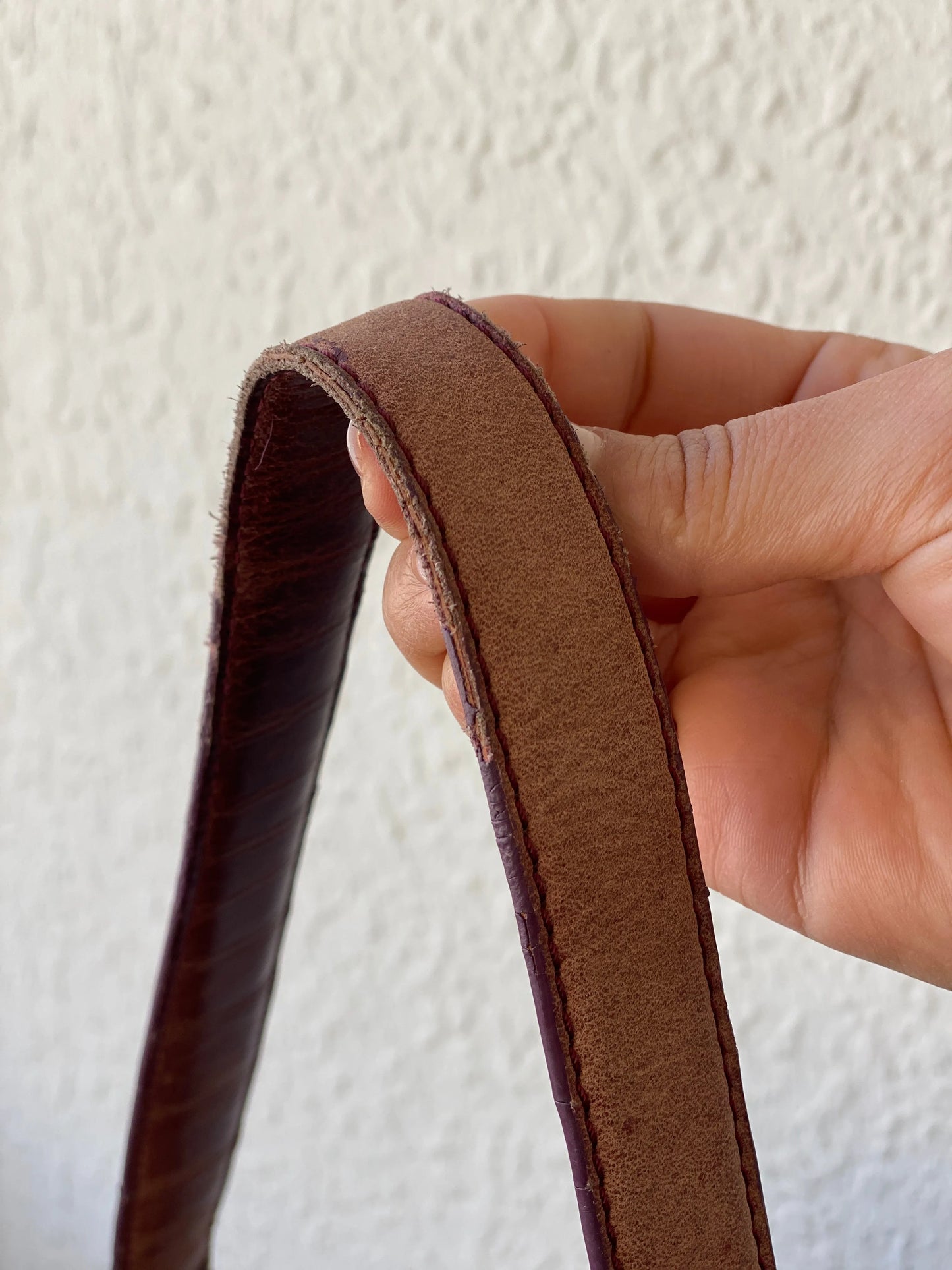 BURKELY Every Day Genuine Brown Leather Shoulder Bag - Balagan Vintage Handbags 90s, bag, brown leather, genuine leather, shoulder bag