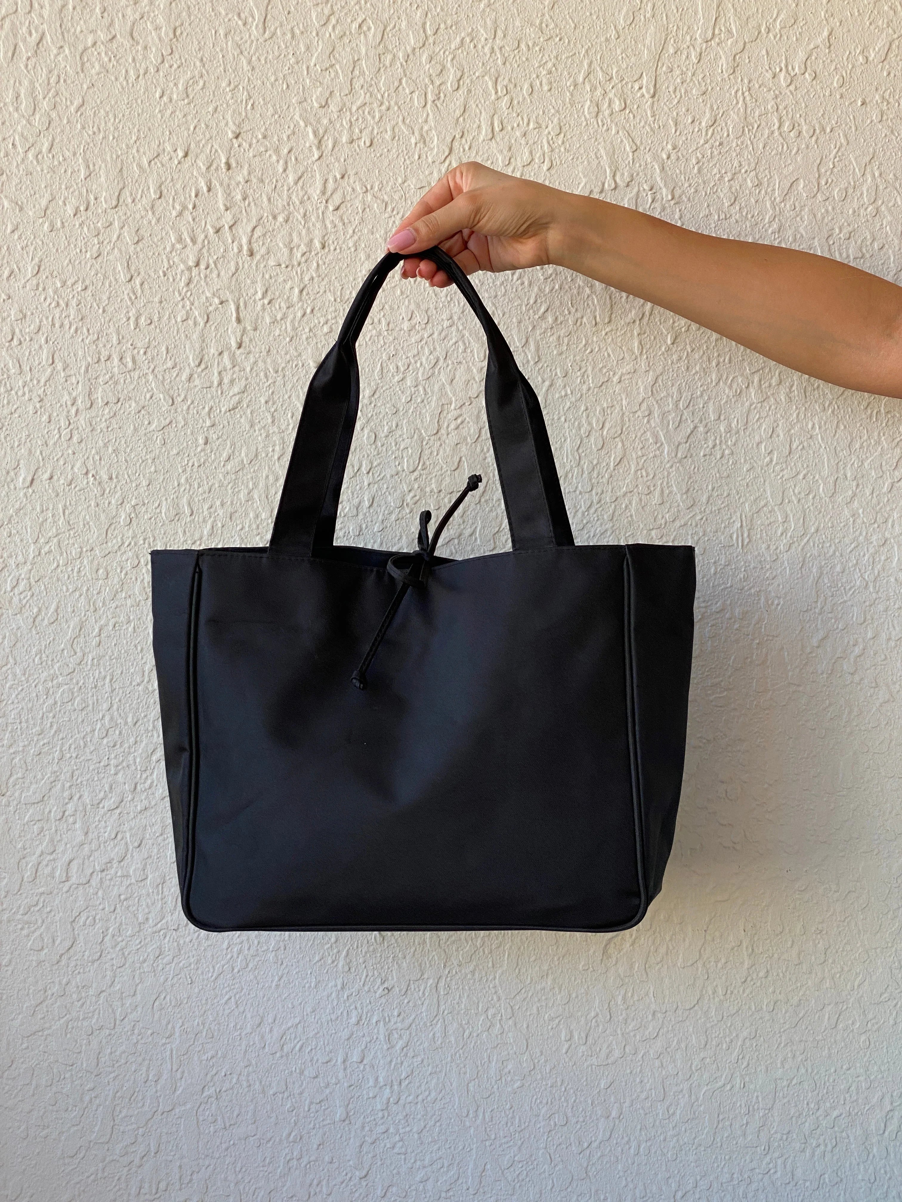 Calvin Klein Collection Shoulder Bag Black Canvas Laptop Tote Bag - Balagan Vintage Shoulder Bag 00s, 90s, bag, handbag, shoulder bag, Y2K, zebra, zebra print