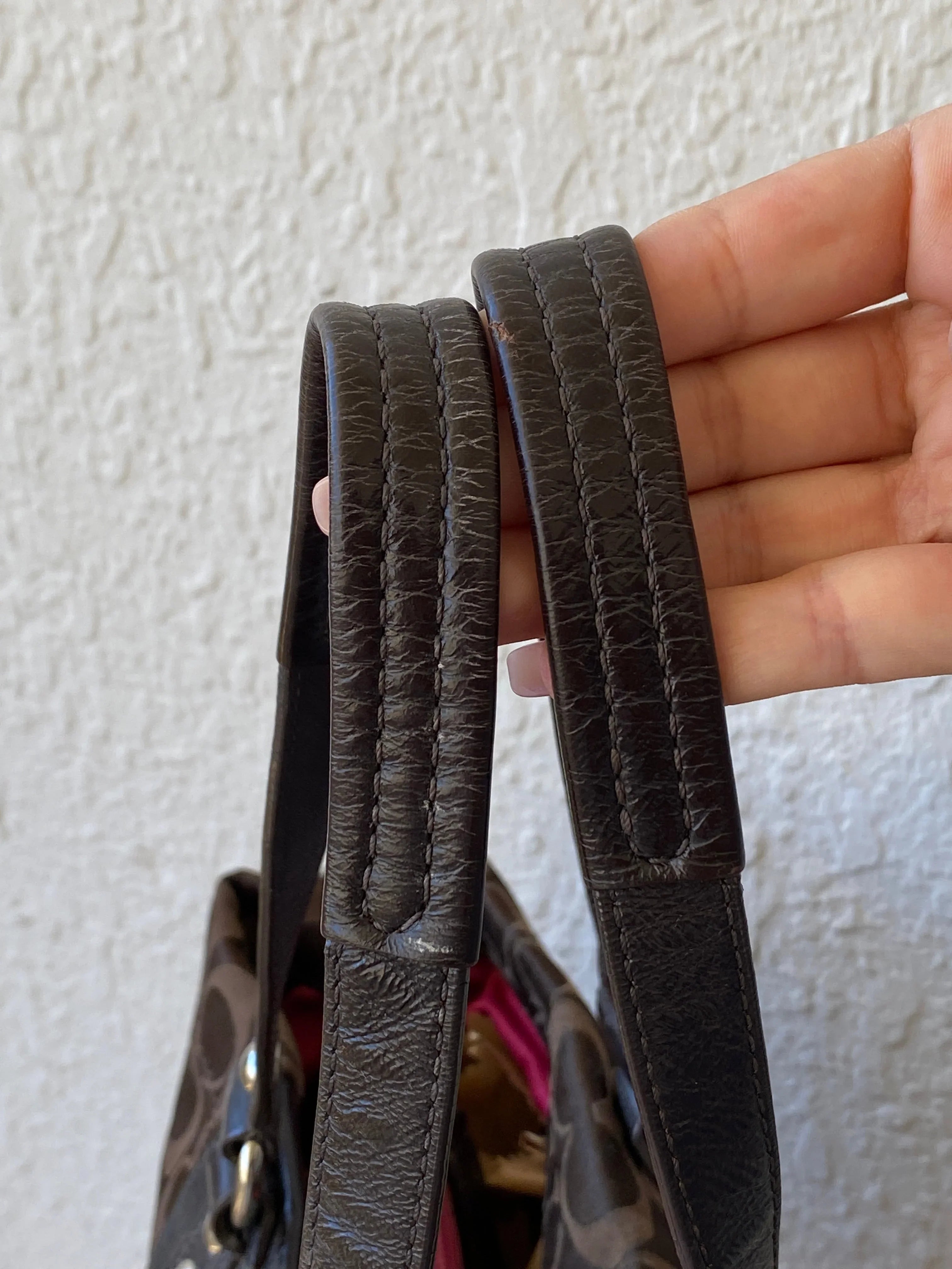 Coach Authentic Ashley Signature Sateen Brown G1051-F15510 Satchel Bag - Balagan Vintage Shoulder Bag 00s, 90s, bag, NEW IN, shoulder bag, Y2K