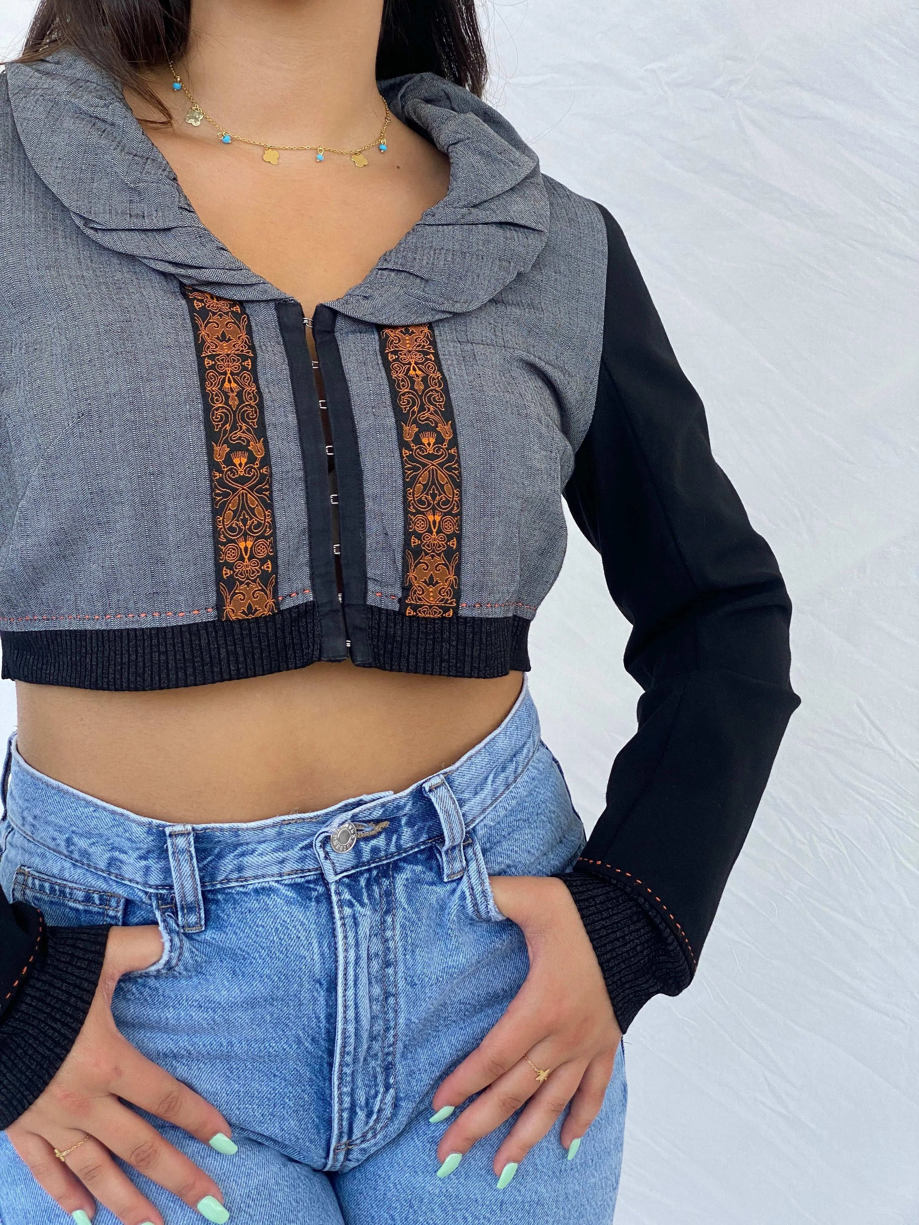 Cybery2k La Mode Est À Vous Cropped Bolero Jacket - M - Balagan Vintage Jacket 00s, cropped, jacket, Lana, summer