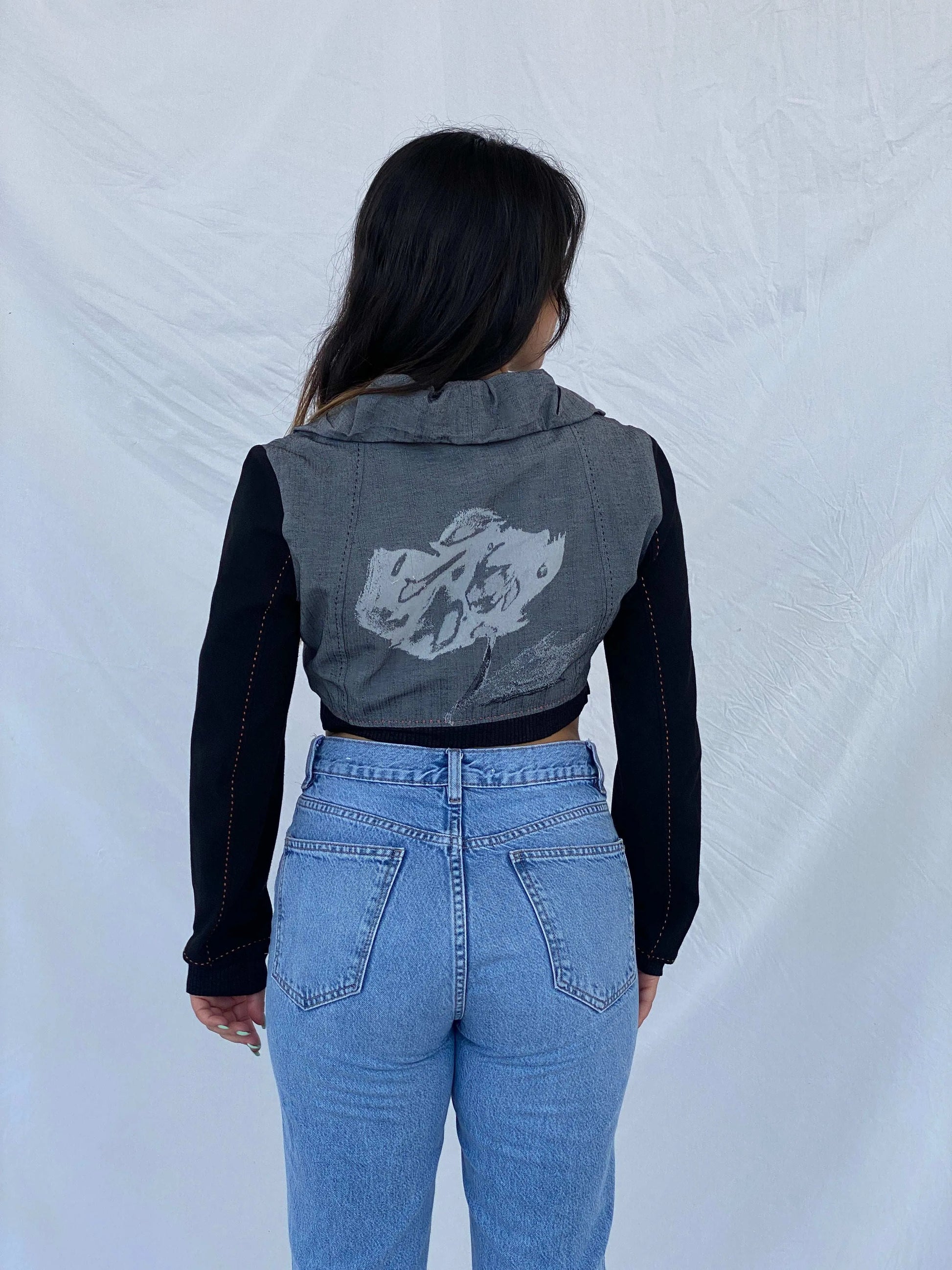 Cybery2k La Mode Est À Vous Cropped Bolero Jacket - M - Balagan Vintage Jacket 00s, Coats&Jackets, cropped, jacket, Lana, summer