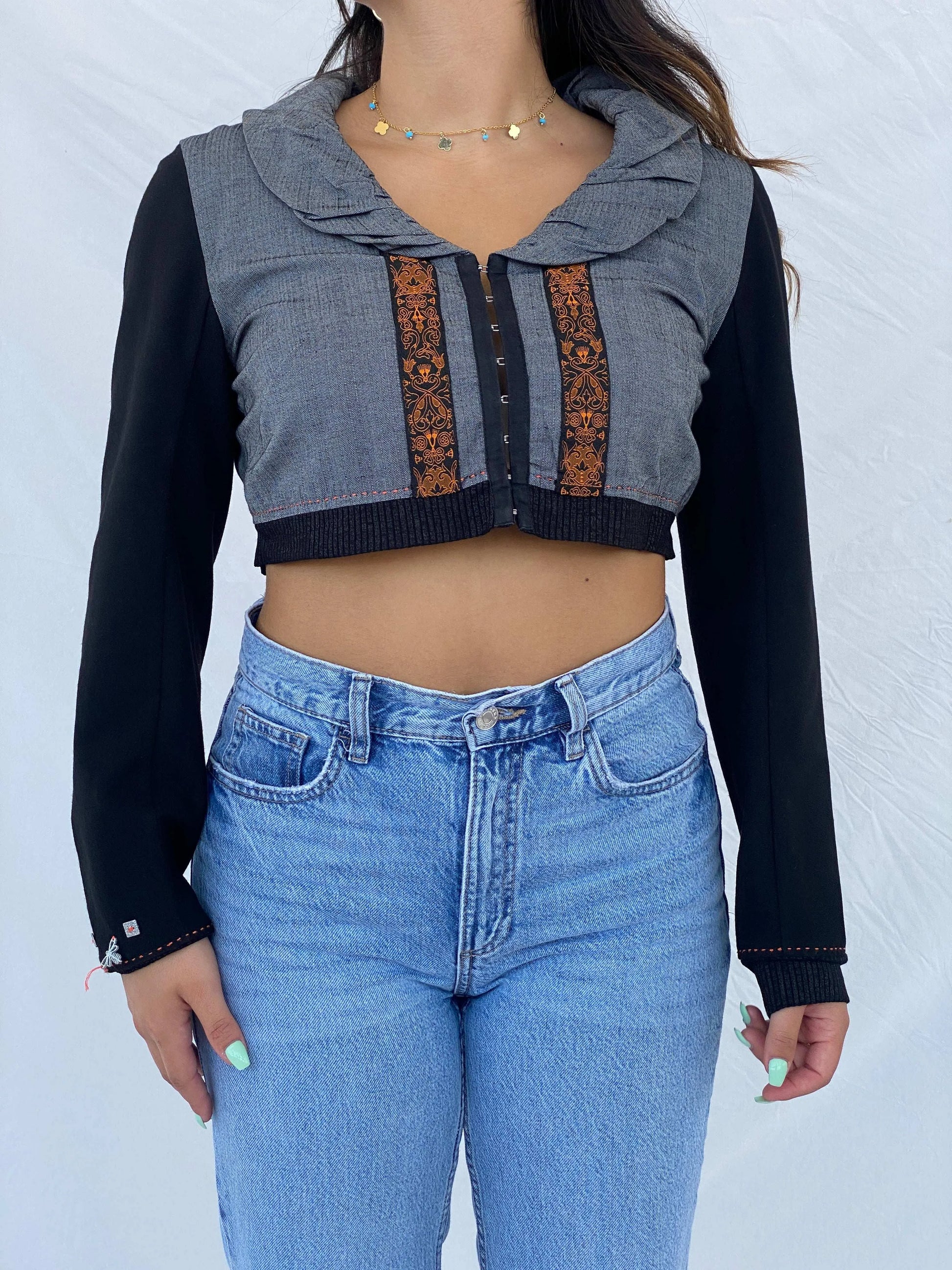 Cybery2k La Mode Est À Vous Cropped Bolero Jacket - M - Balagan Vintage Jacket 00s, Coats&Jackets, cropped, jacket, Lana, summer