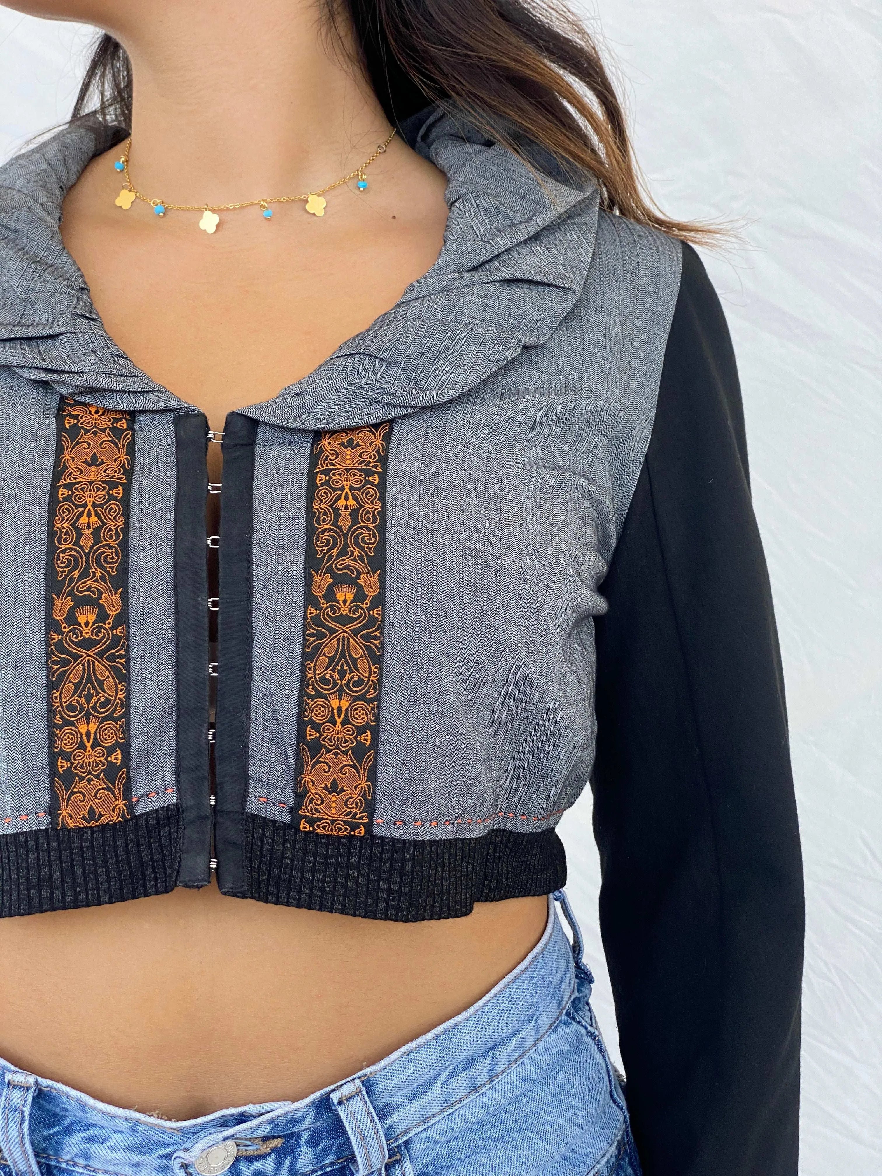 Cybery2k La Mode Est À Vous Cropped Bolero Jacket - M - Balagan Vintage Jacket 00s, cropped, jacket, Lana, summer