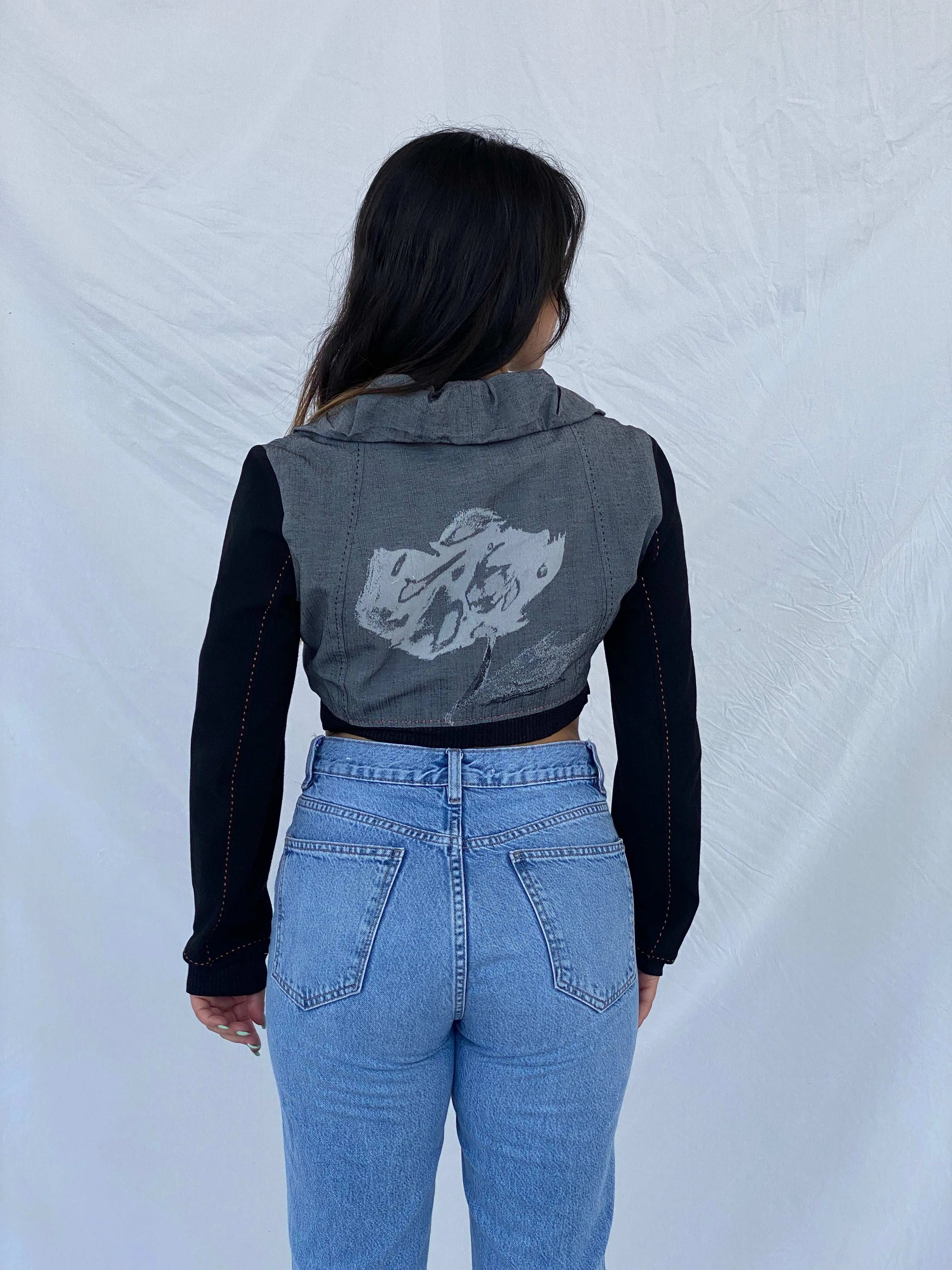 Cybery2k La Mode Est À Vous Cropped Bolero Jacket - M - Balagan Vintage Jacket 00s, cropped, jacket, Lana, summer