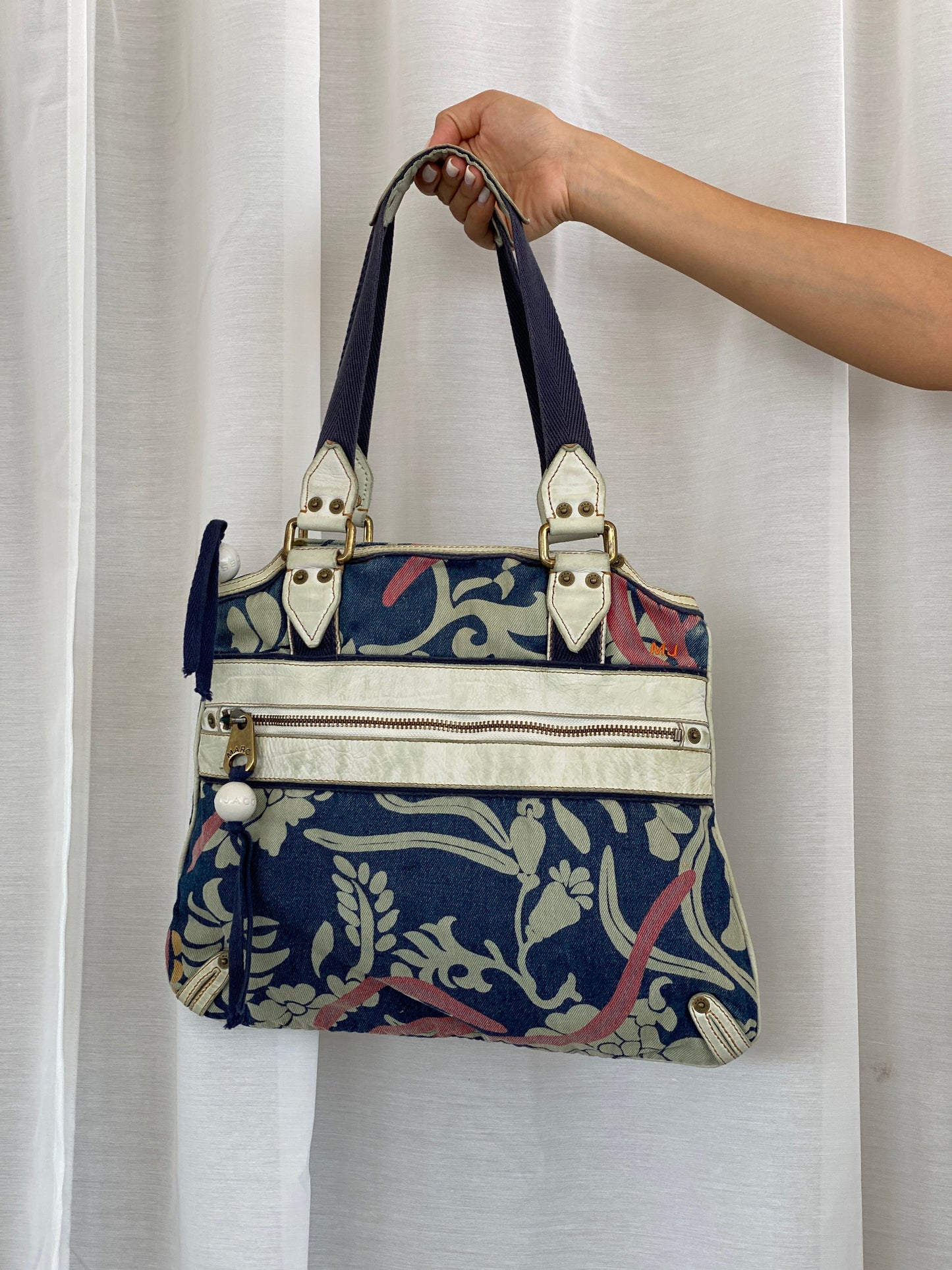 Dead Stock Vintage Marc Jacob‘s Denim Print Handbag With Tags - Balagan Vintage Handbags 00s, 90s, bag, consignment, NEW IN, Rand, shoulder bag, Y2K