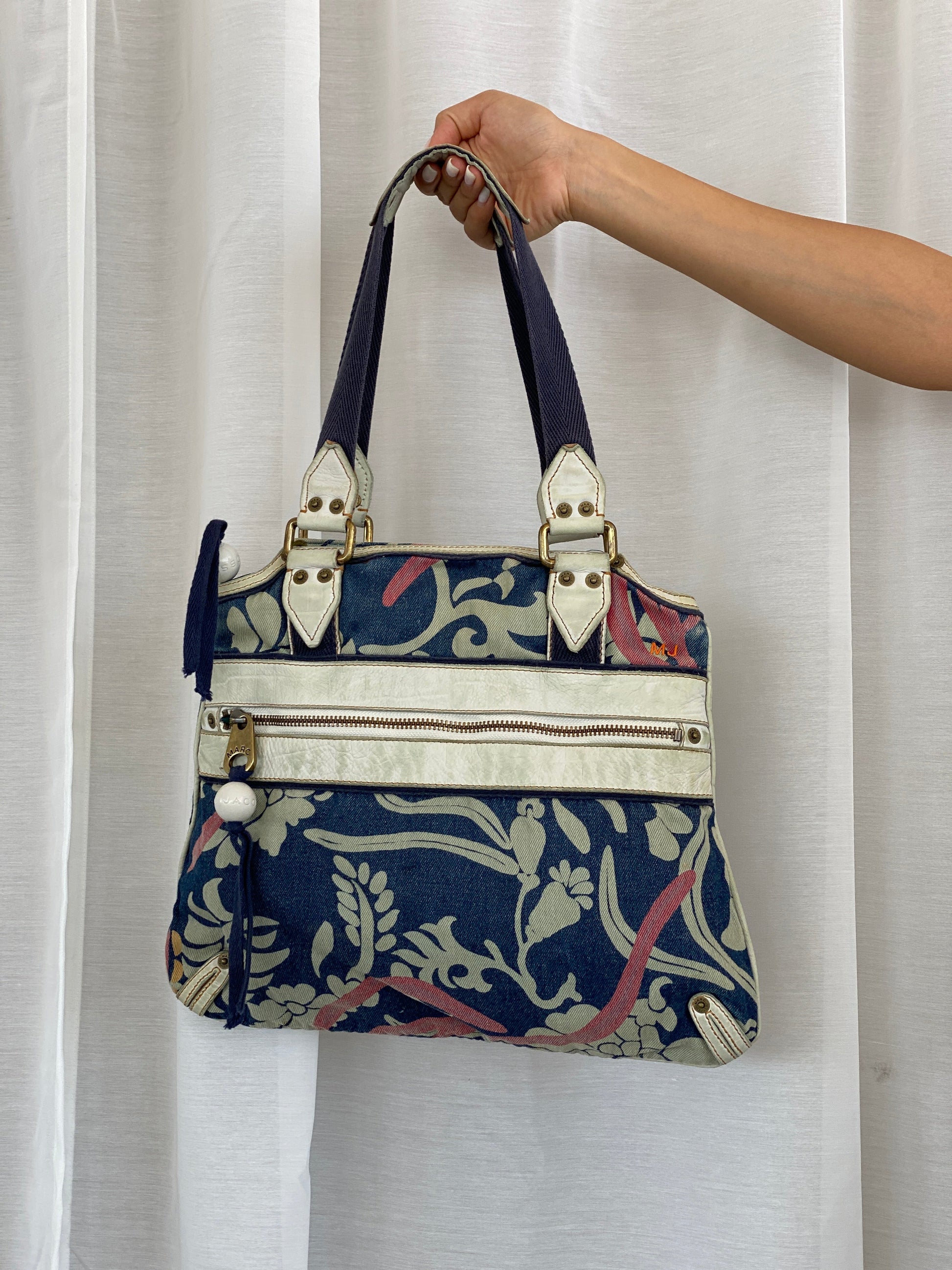 Dead Stock Vintage Marc Jacob‘s Denim Print Handbag With Tags - Balagan Vintage Handbags 00s, 90s, bag, consignment, NEW IN, Rand, shoulder bag, Y2K