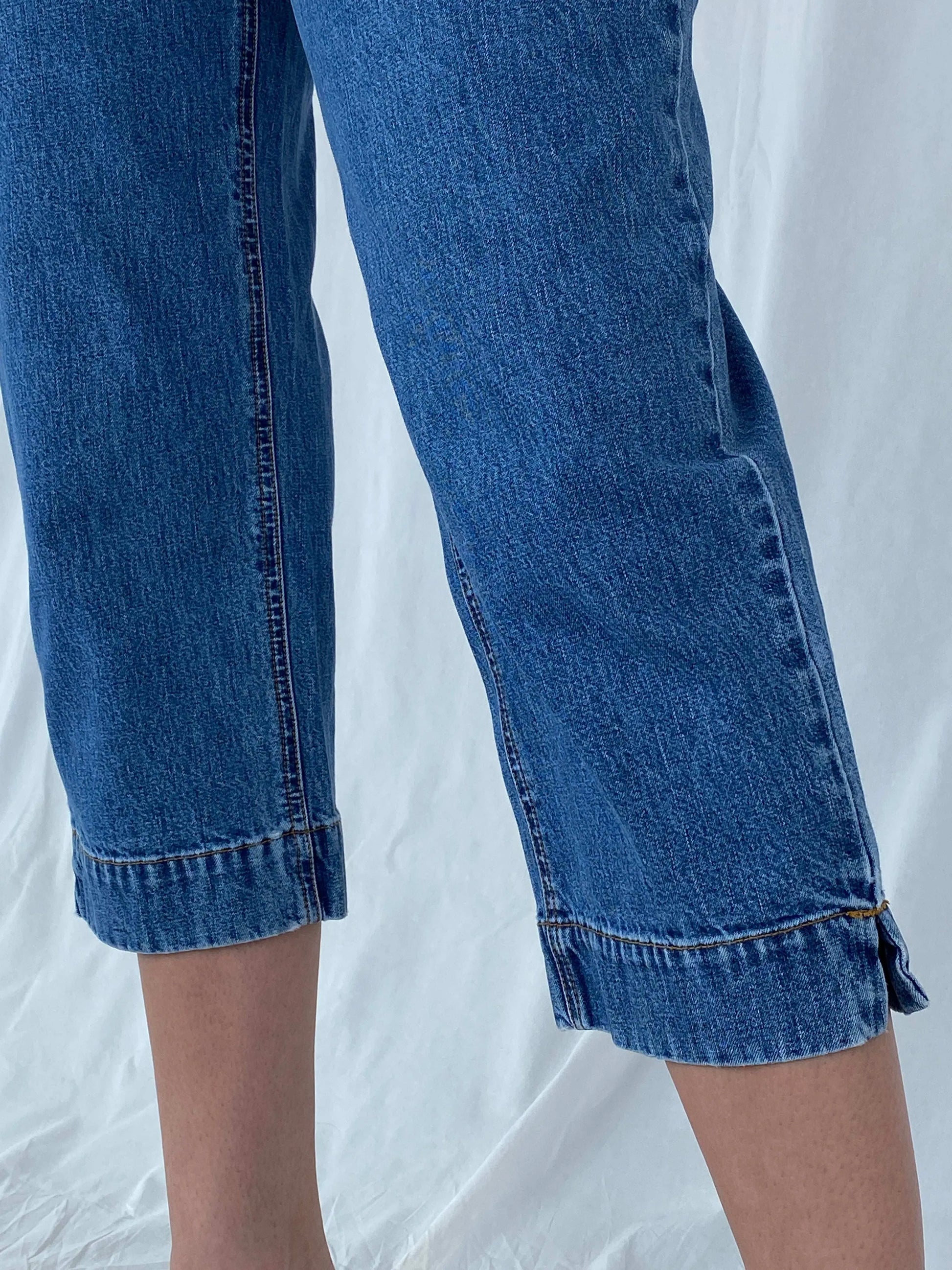 Eddie Bauer Denim Capris Pants - Size 36EUR - Balagan Vintage Capris Capris, denim, jeans, Juana, women jeans, women top