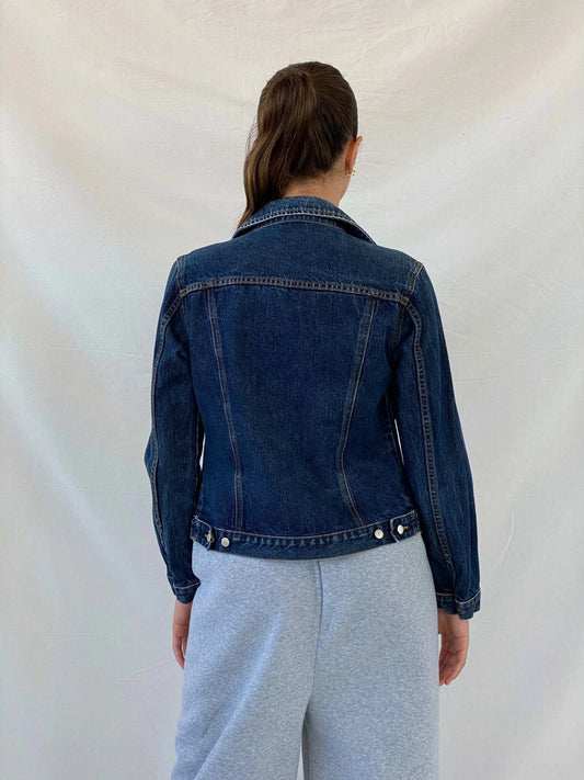Fiorucci Fitted Women’s Denim Jacket - M - Balagan Vintage Denim Jacket 00s, denim, denim jacket, Mira