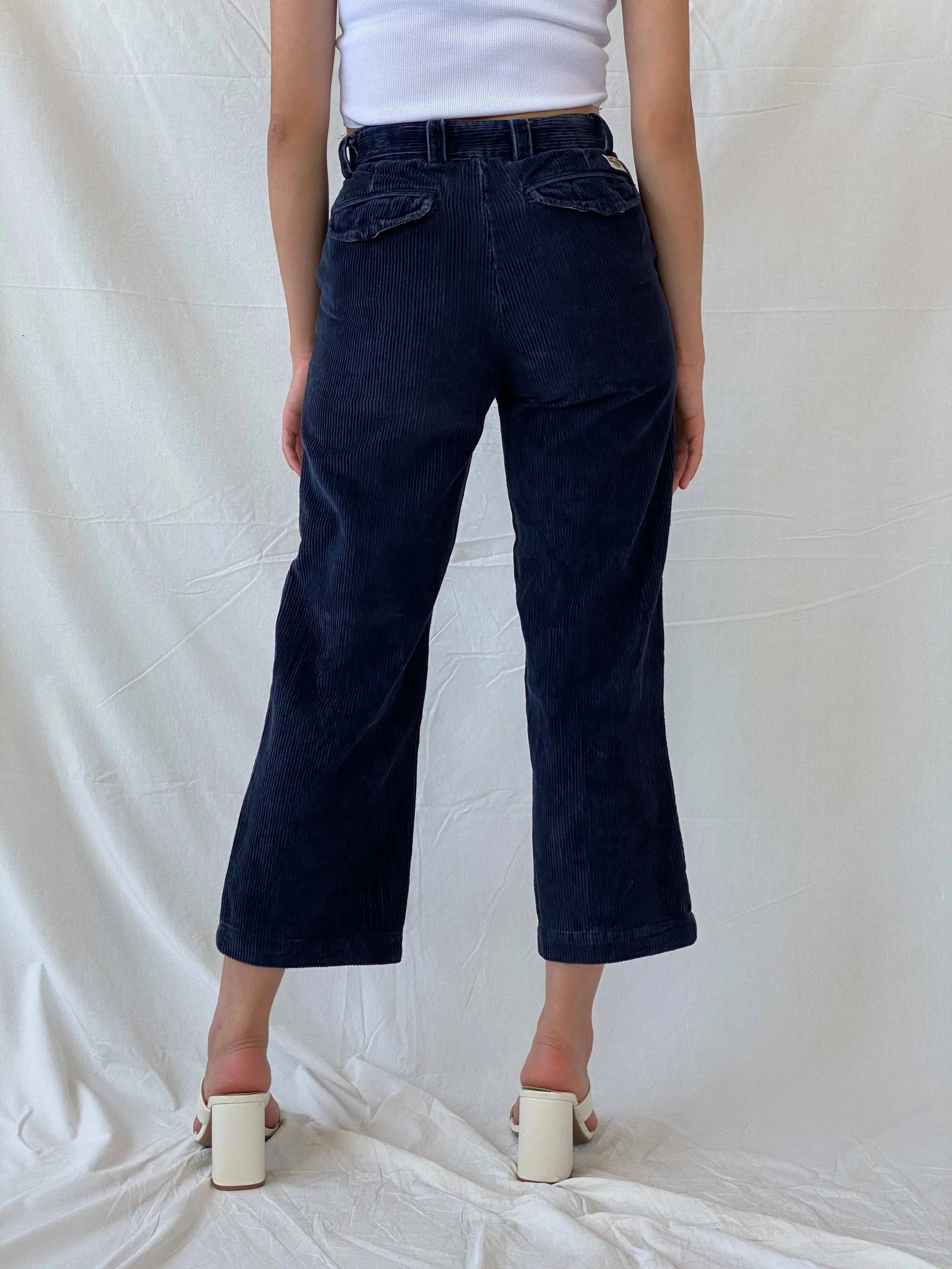 Gap Corduroy Navy Pants - Balagan Vintage Corduroy Pants 00s, 90s, corduroy, Mira