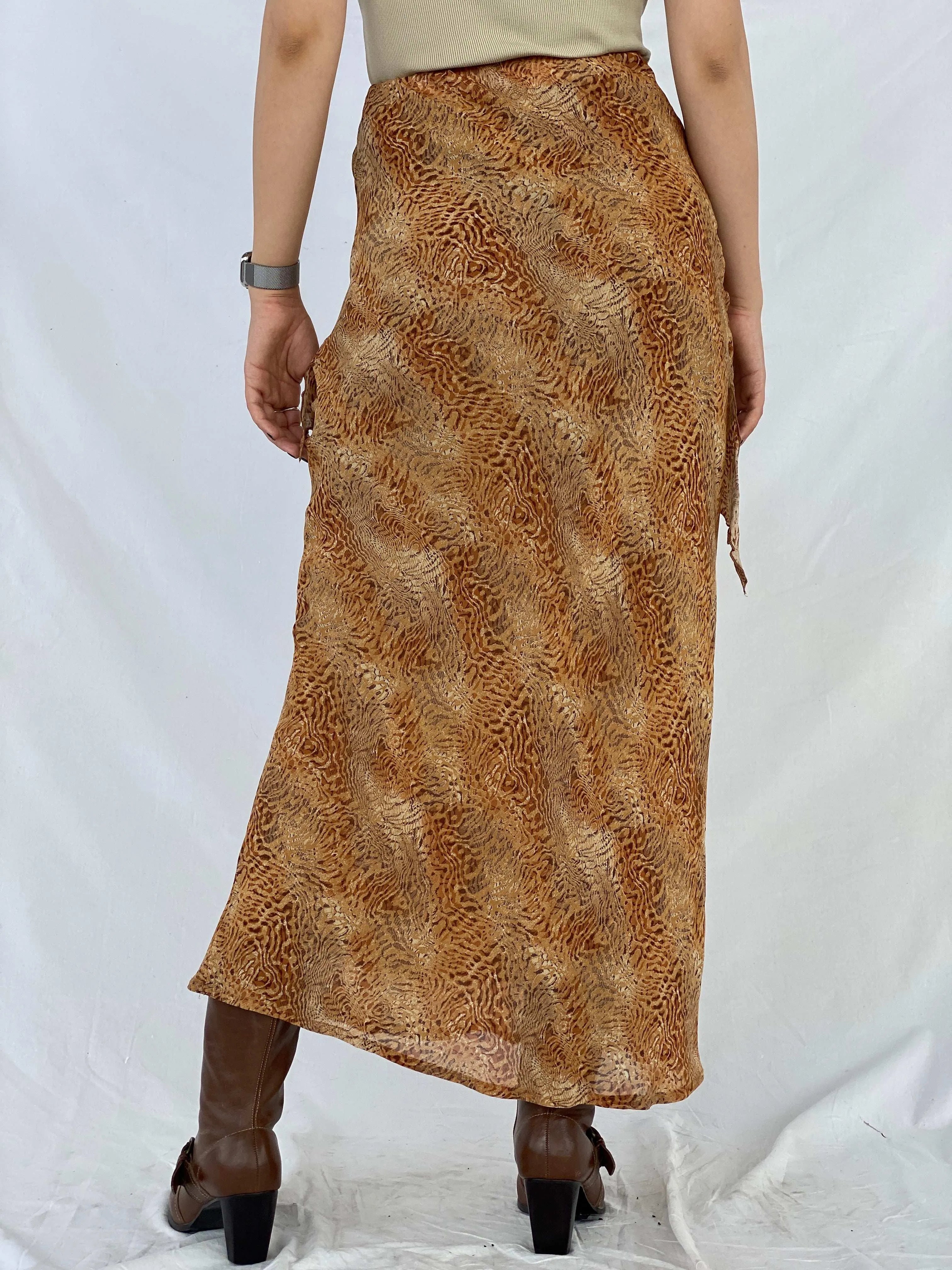Gorgeous Y2K Promod Maxi Layered Skirt - Size Medium - Balagan Vintage Maxi Skirt 00s, maxi skirt, Mira, skirt
