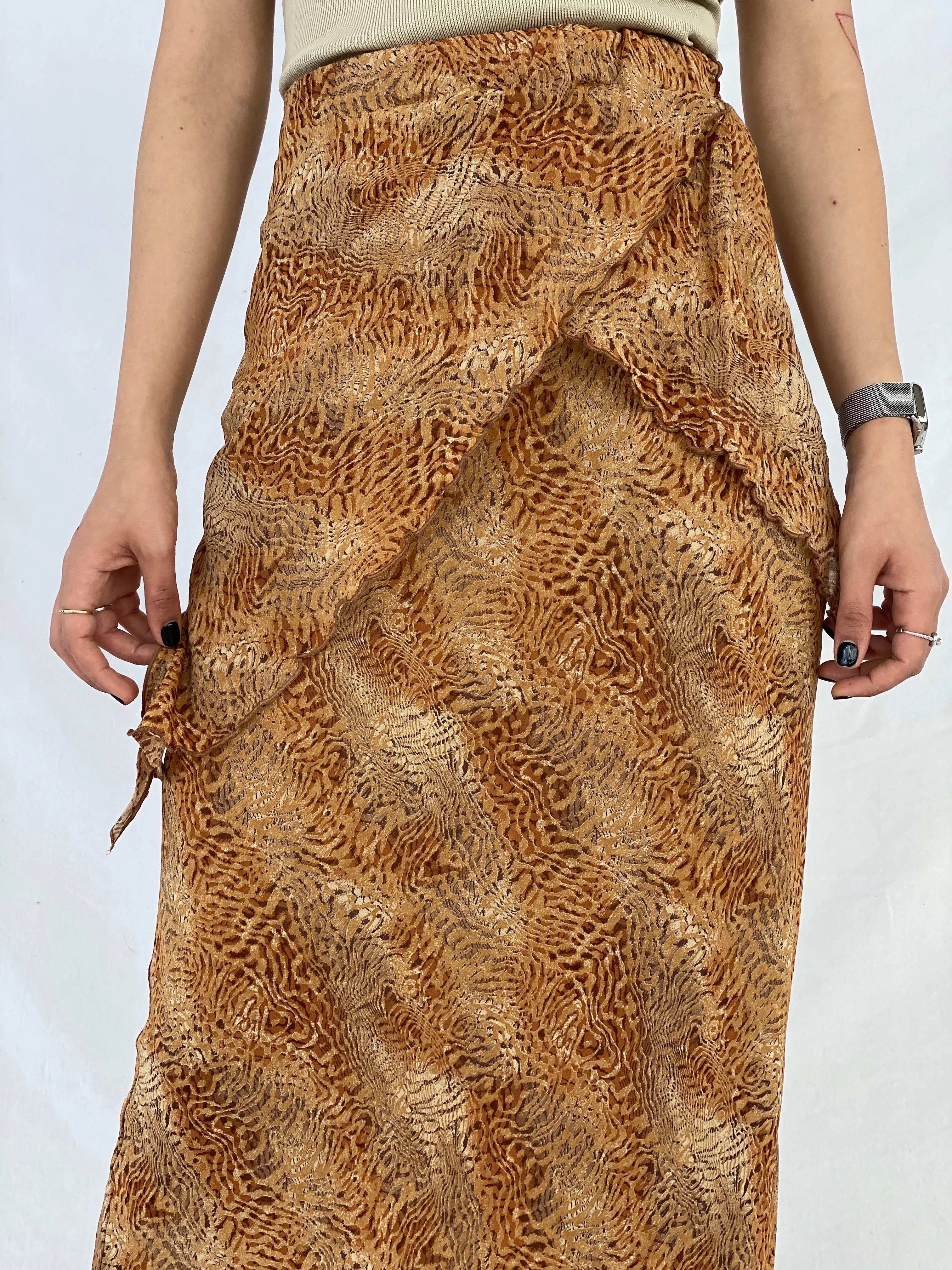 Gorgeous Y2K Promod Maxi Layered Skirt - Size Medium - Balagan Vintage Maxi Skirt 00s, maxi skirt, Mira, skirt
