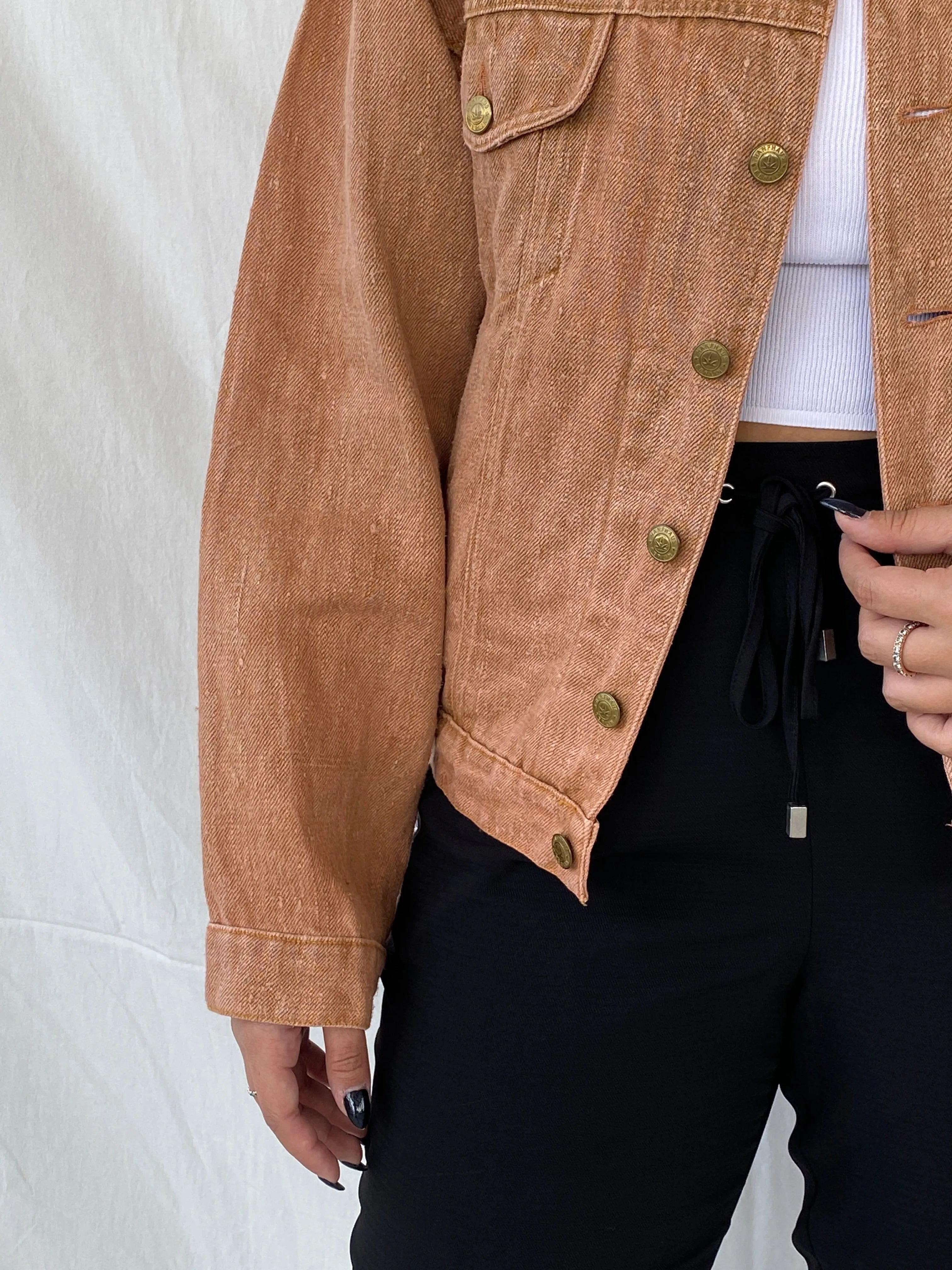 Hanfhaus Berlin Hemp Denim Jacket - M - Balagan Vintage Denim Jacket 00s, 90s, denim, denim jacket, Dina