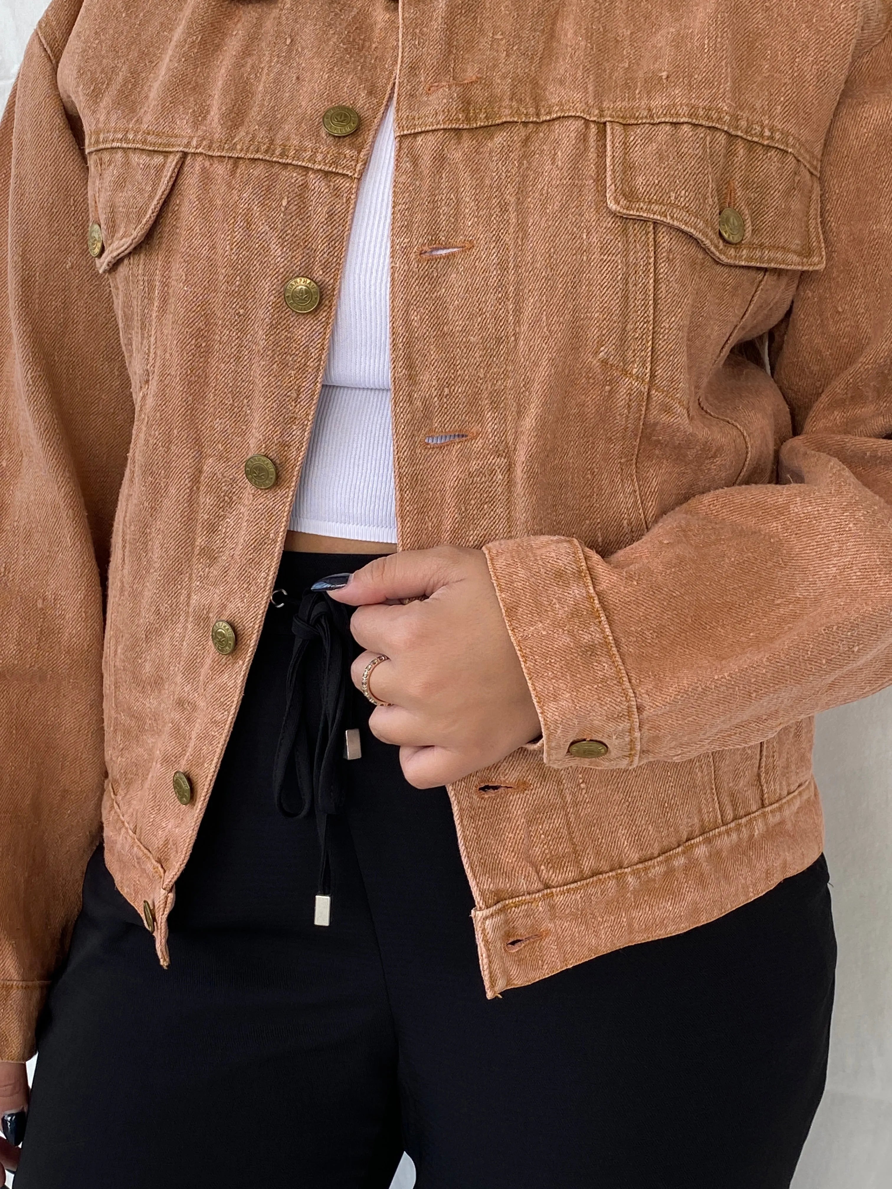 Hanfhaus Berlin Hemp Denim Jacket - M - Balagan Vintage Denim Jacket 00s, 90s, denim, denim jacket, Dina