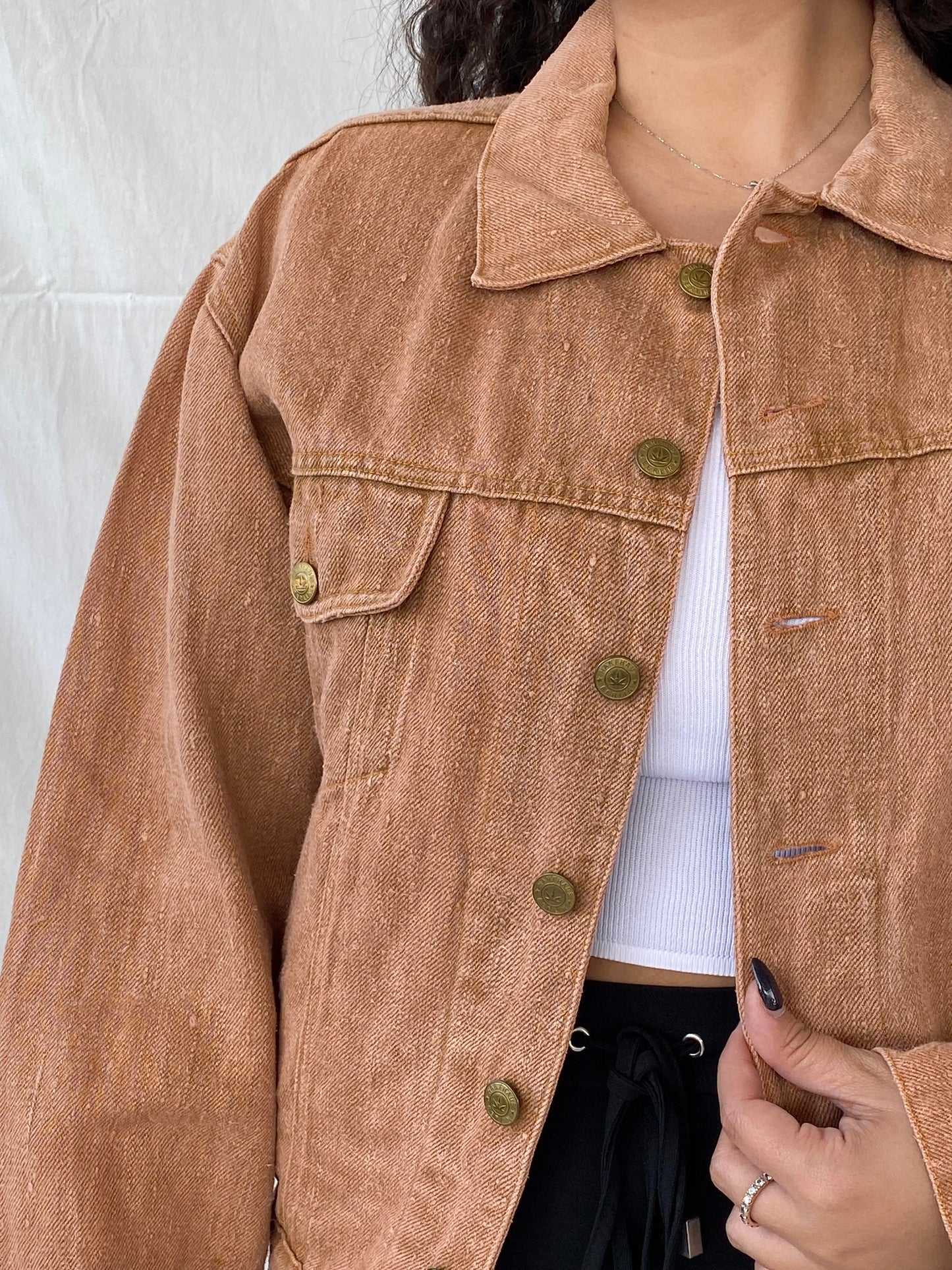 Hanfhaus Berlin Hemp Denim Jacket - M - Balagan Vintage Denim Jacket 00s, 90s, Coats&Jackets, denim, denim jacket, Dina, Women's Denim Jackets
