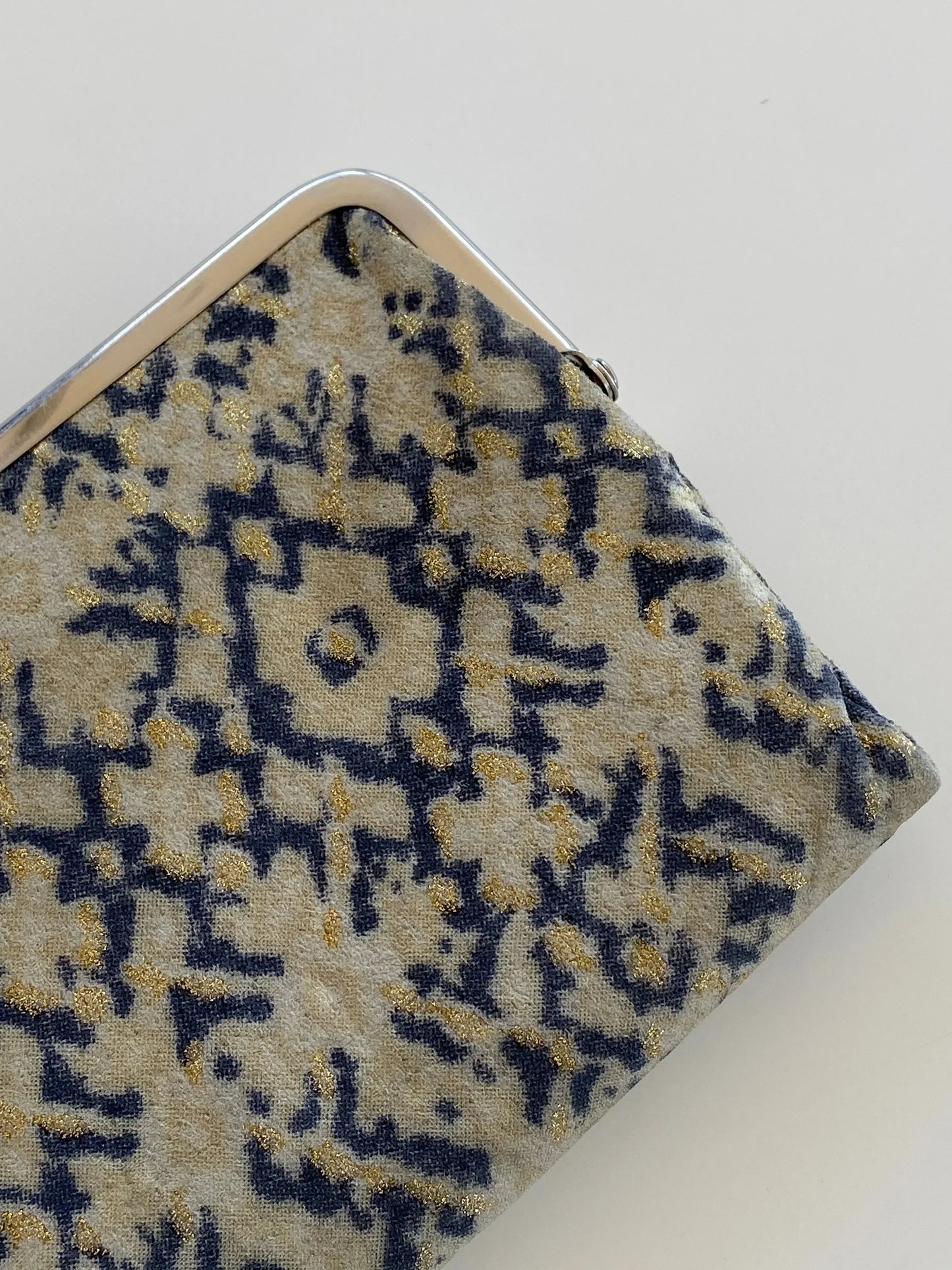 Hobo Blue & Tan Genuine Leather Clutch Wallet - Balagan Vintage Clutch 00s, 90s, bag, consignment, NEW IN, Rand, shoulder bag, Y2K