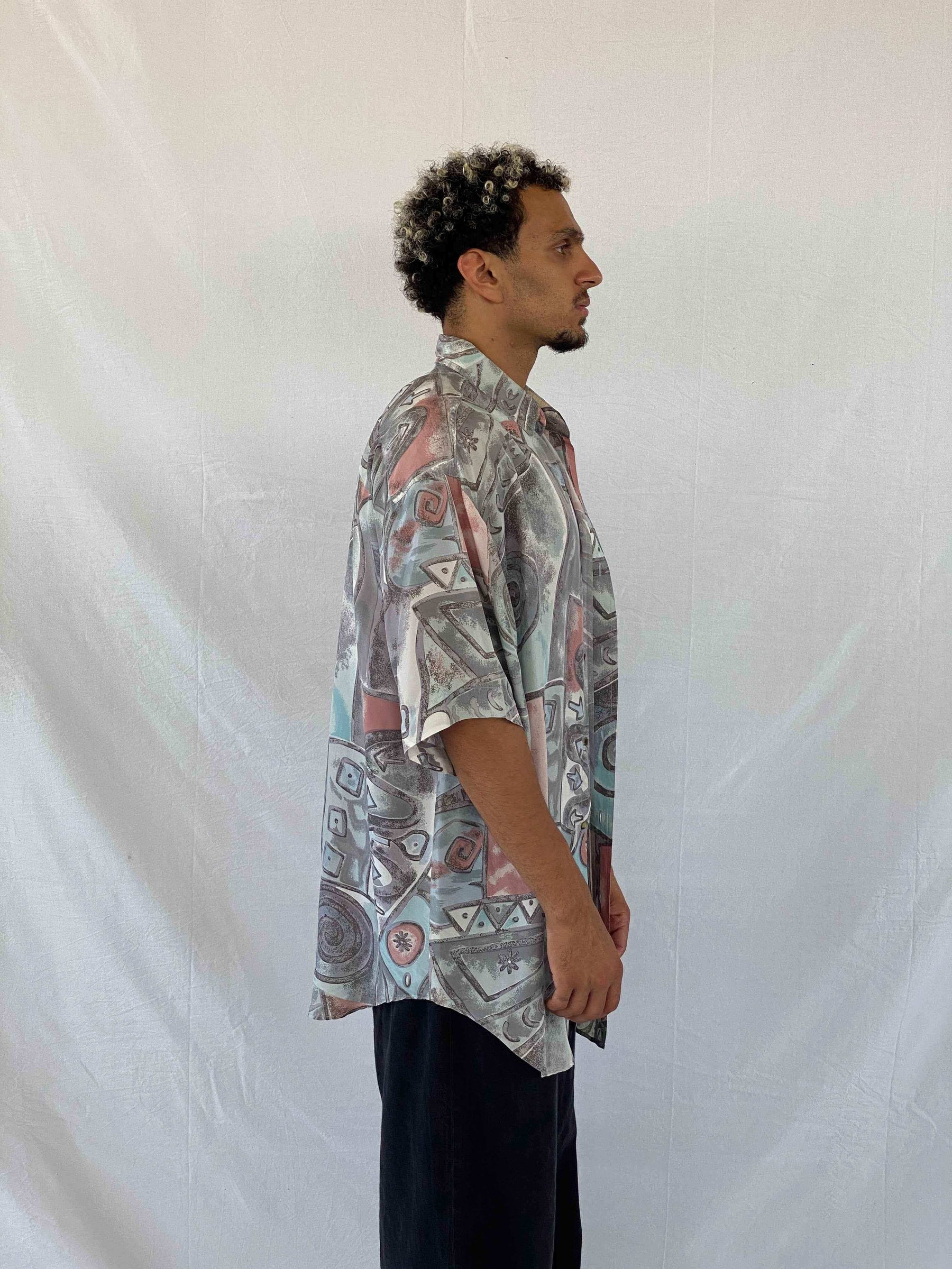 Vintage Ruok Silk Shirt - Balagan Vintage