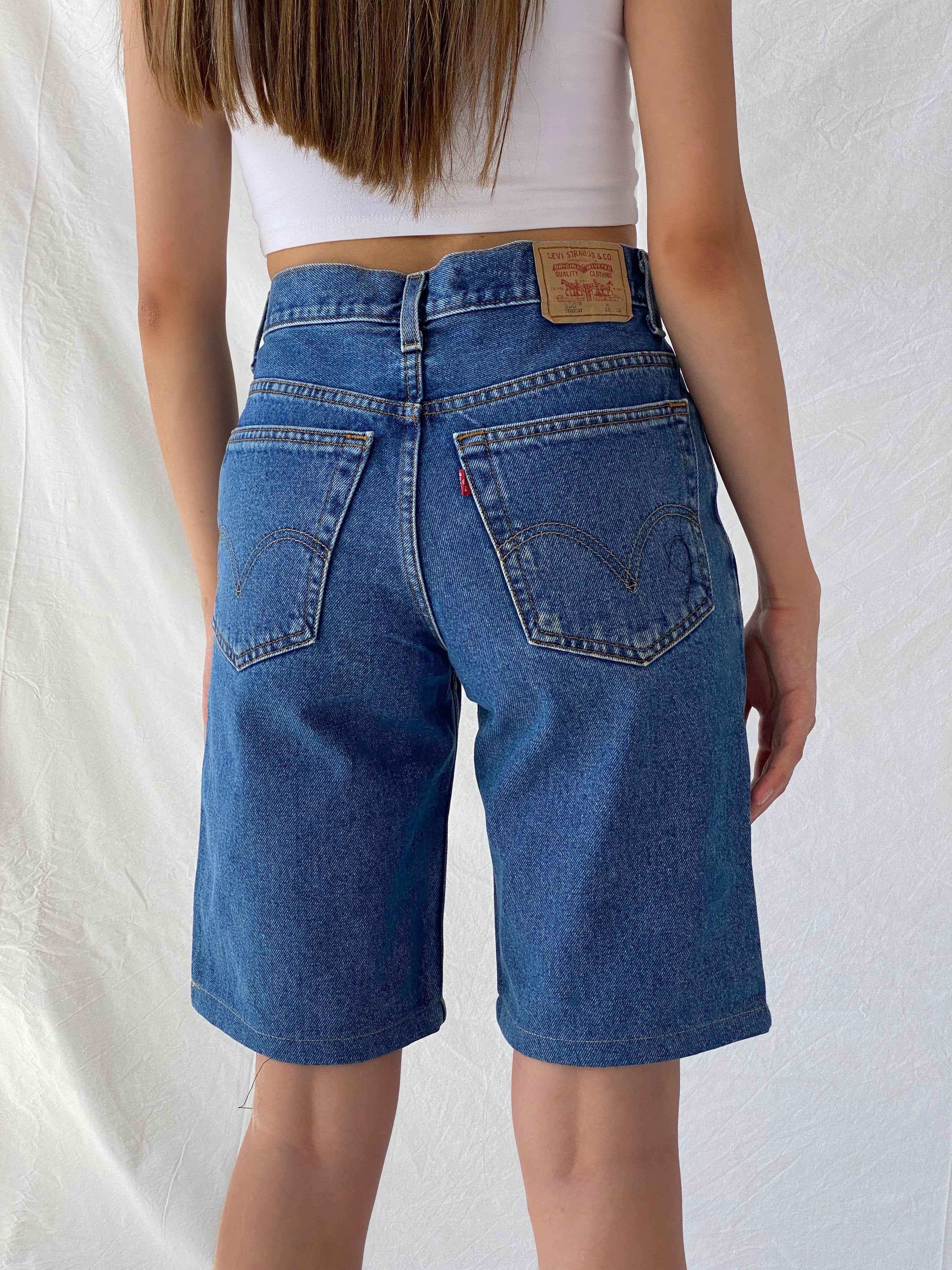 Reworked Levi’s Denim Shorts - Balagan Vintage Denim Short 00s, 90s, jeans, levis, levis jeans, Mira