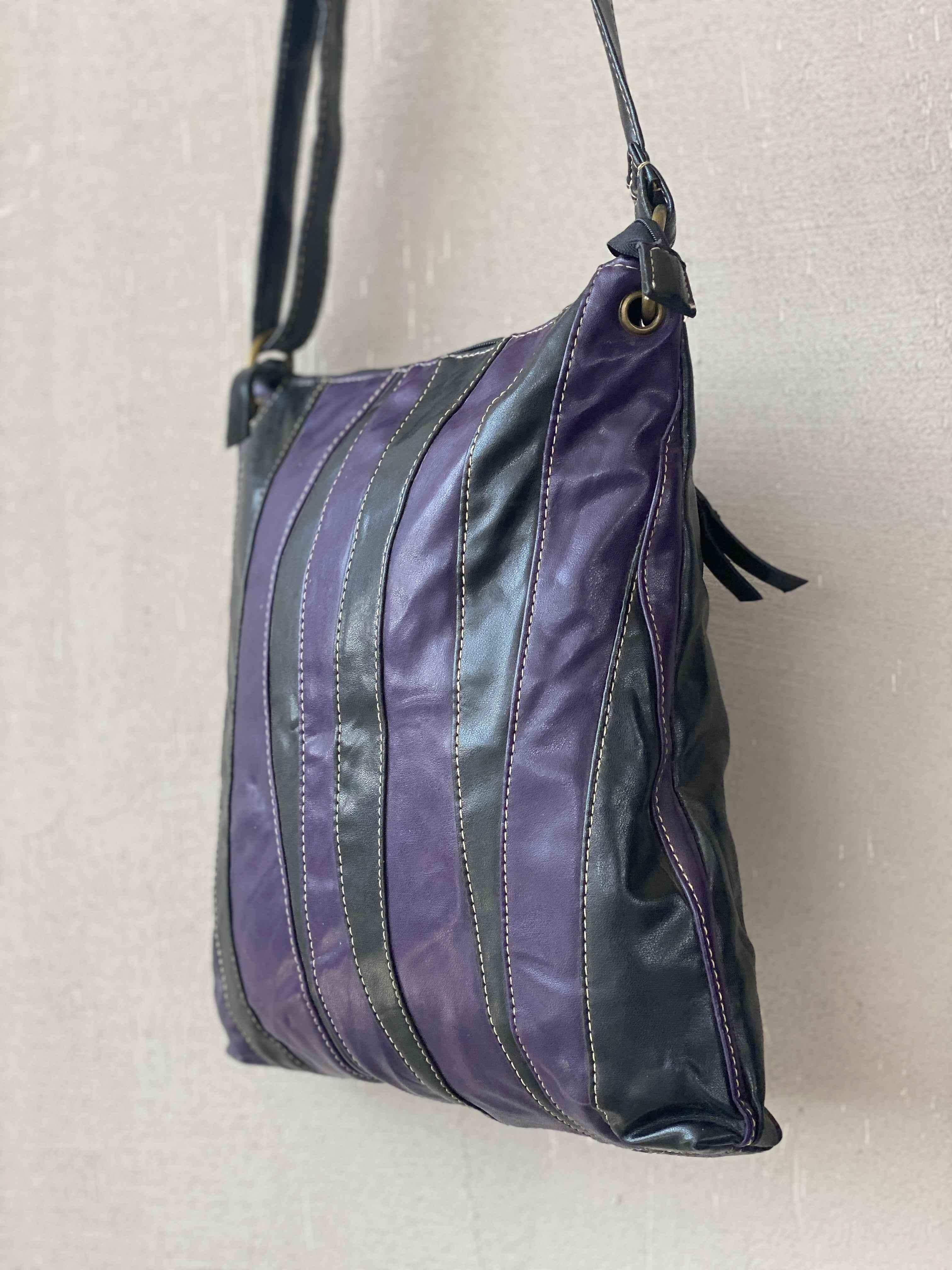 Vintage Leather Patchwork Tote Bag - Balagan Vintage Tote Bag bag, Nine West, shoulder bag