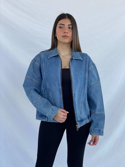 Jeans By Stylenanda Denim Jacket - Size M/L - Balagan Vintage Denim Jacket 00s, denim jacket, Juana