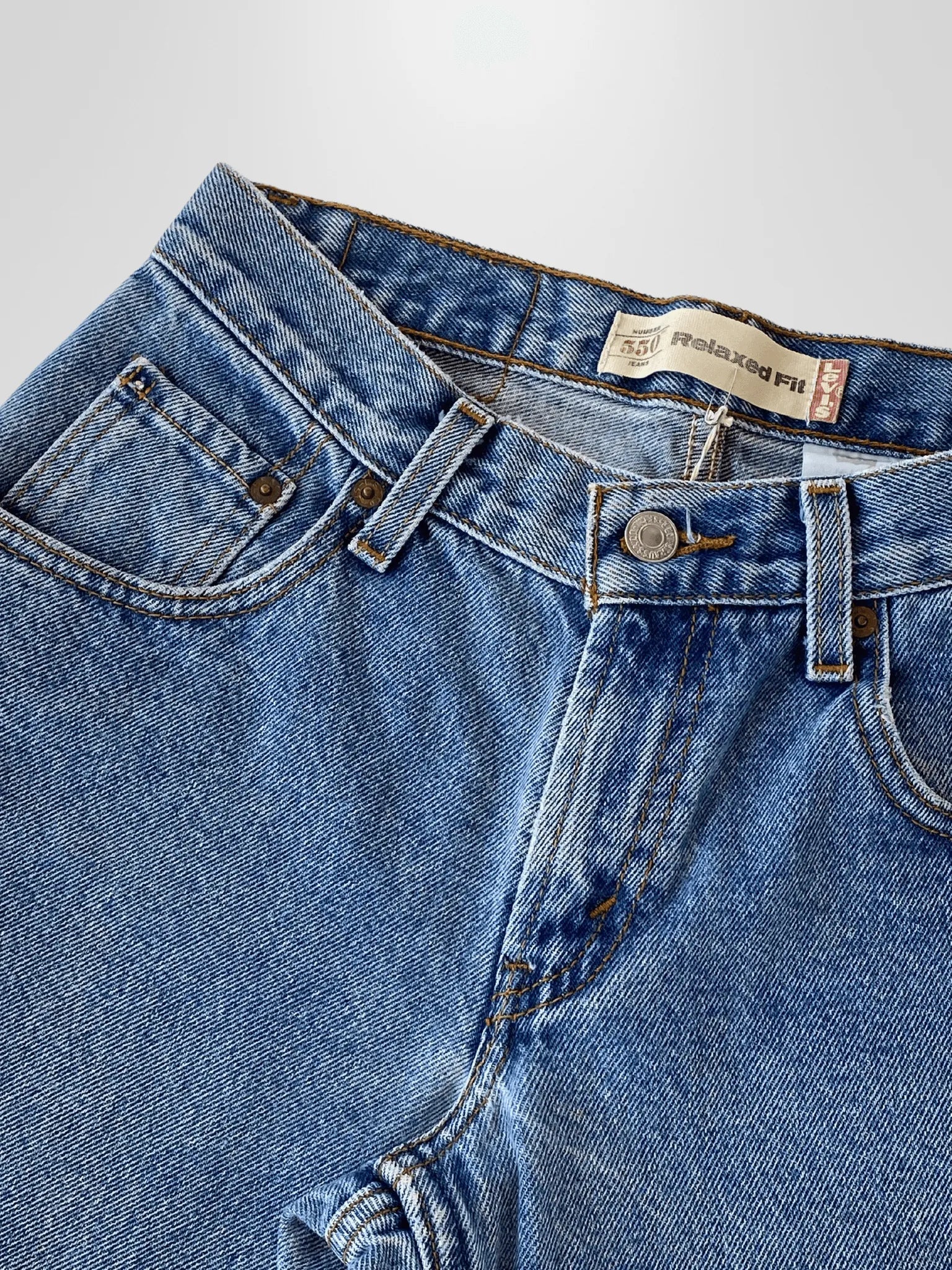 Levi’s 550 Relaxed Fit Jorts - W28 - Balagan Vintage Shorts 00s, denim, jeans, levis, shorts
