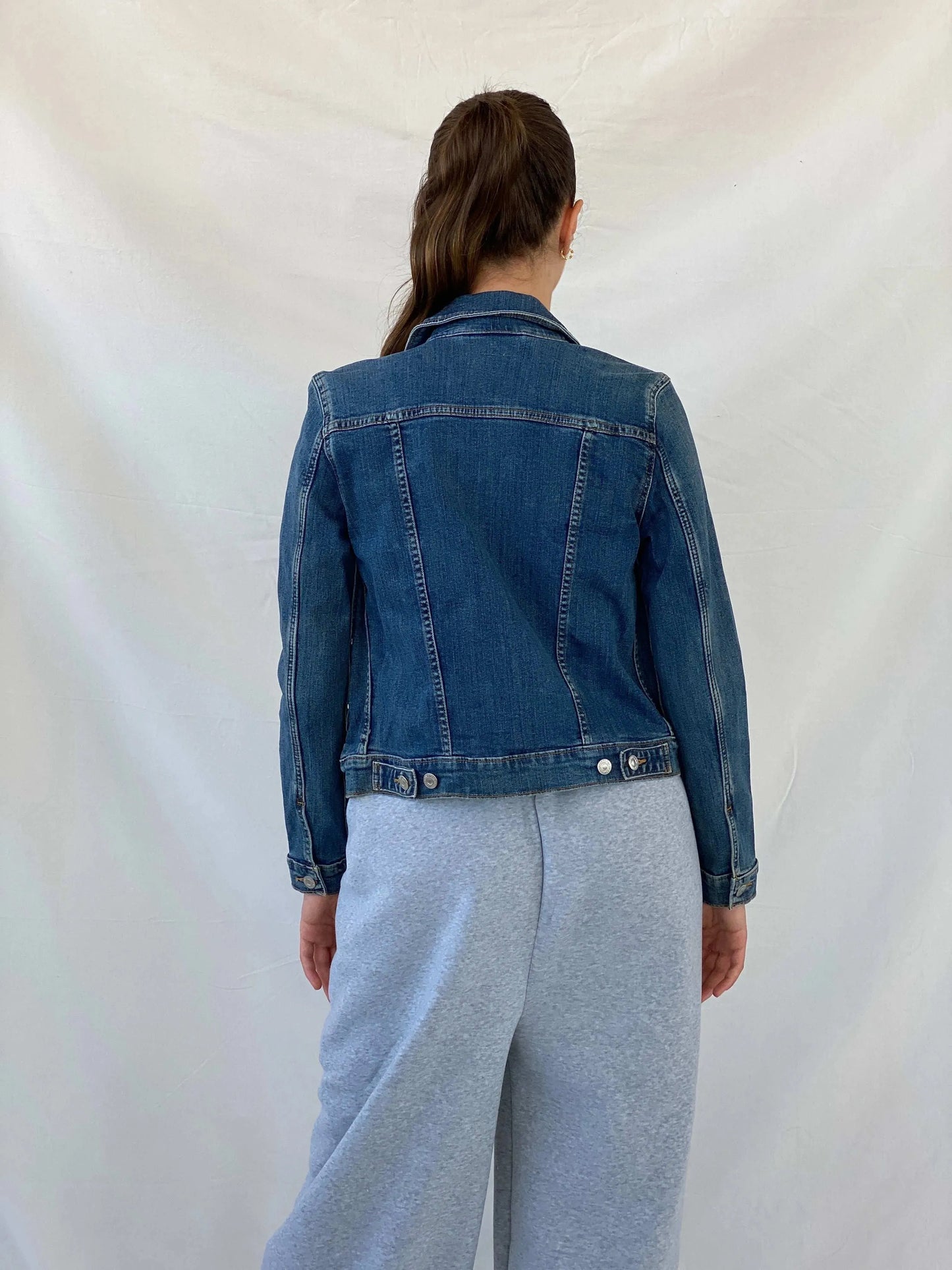 Levi’s Women’s Fitted Denim Jacket - S - Balagan Vintage Denim Jacket 00s, Coats&Jackets, denim, denim jacket, levis, levis jeans, Mira, Women's Denim Jackets
