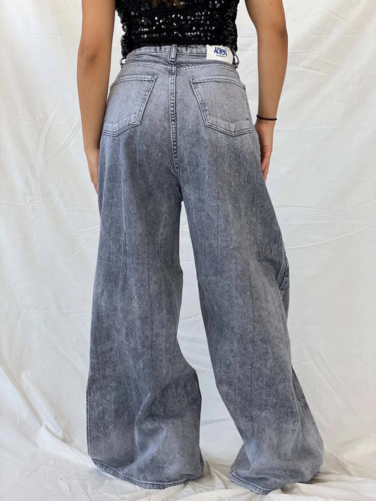 NWT Alien Streetwear Baggy Extra Wide Leg Gray Jeans - 36EUR - Balagan Vintage Jeans 00s, consignment, denim, jeans, Lana, Saif