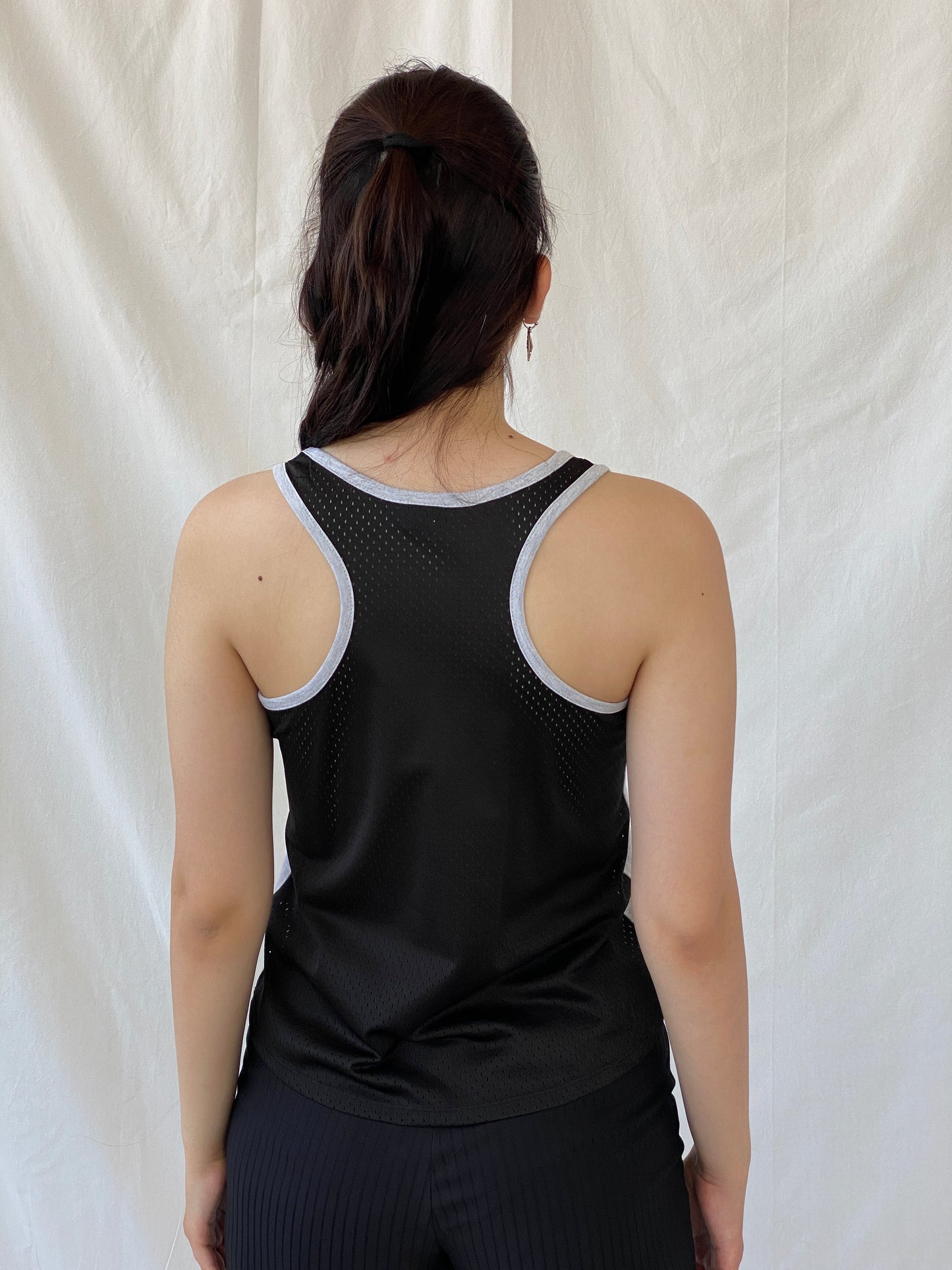 Star Wars Train Like A Jedi Sports Gray & Black Tank Top - M - Balagan Vintage Sleeveless Top 00s, Ayah, consignment, NEW IN, Rand, summer, women top