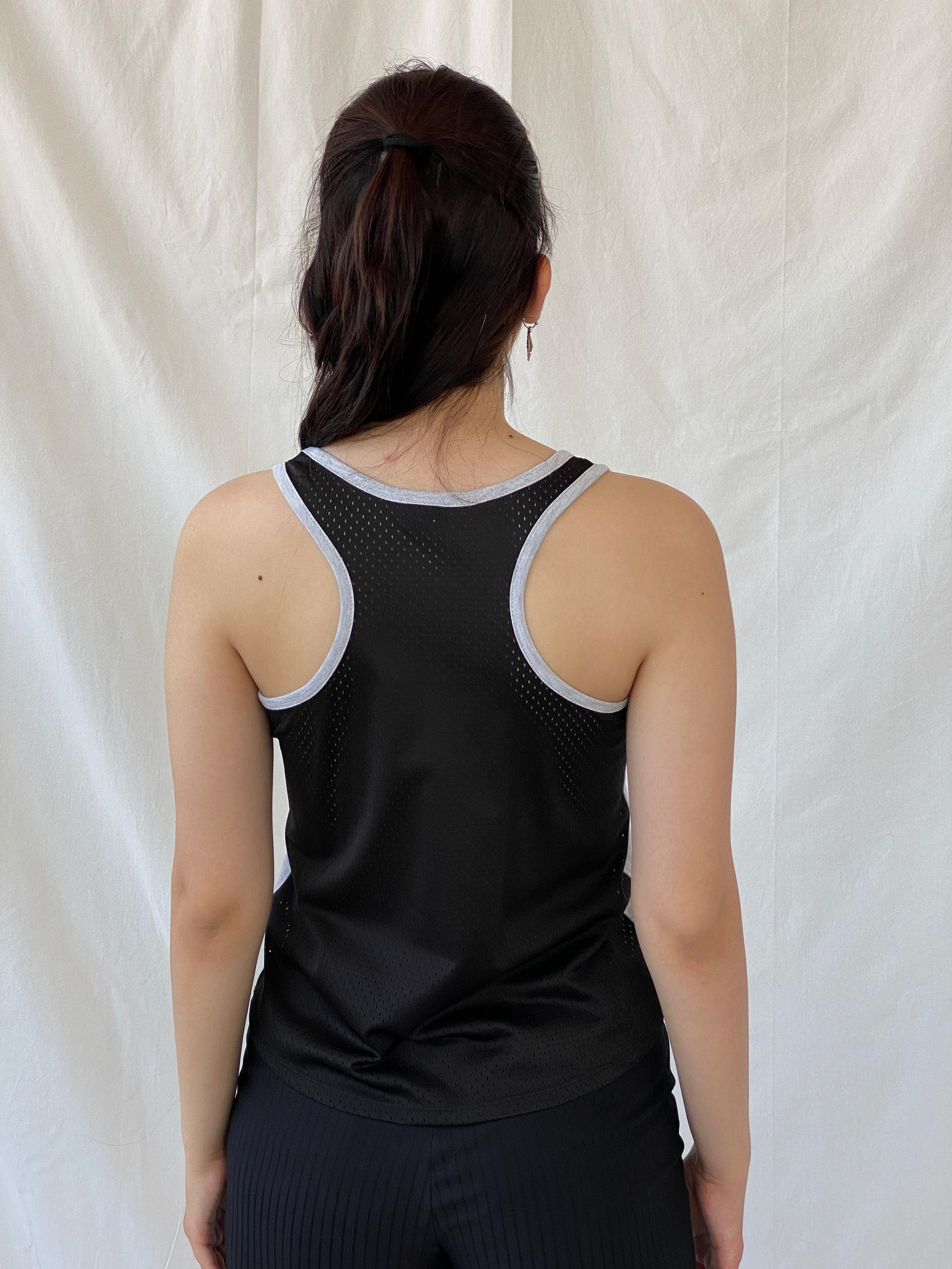 Star Wars Train Like A Jedi Sports Gray & Black Tank Top - M - Balagan Vintage Sleeveless Top 00s, Ayah, consignment, NEW IN, Rand, summer, women top