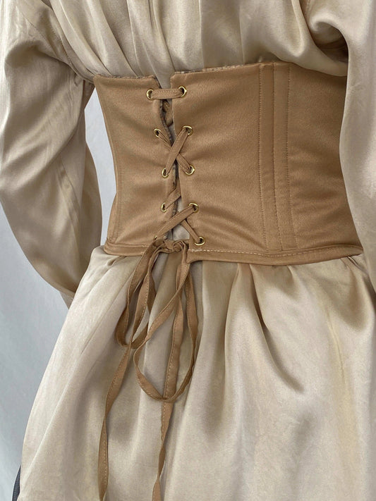 Statement Balagan Vintage Reworked Reversible Corset Belt - Balagan Vintage Corset Belt corset, reworked, reworked vintage, Tojan